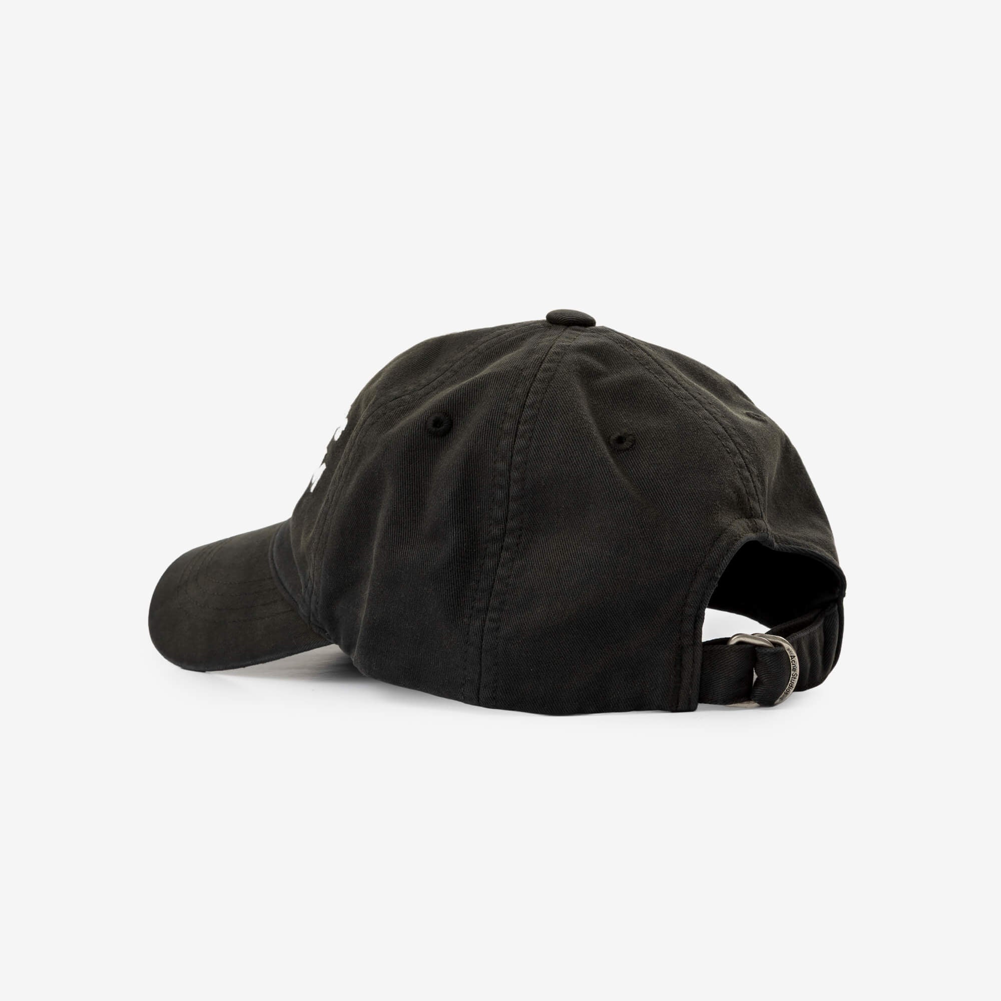 Acne Studios Logo Cap Faded Black-2