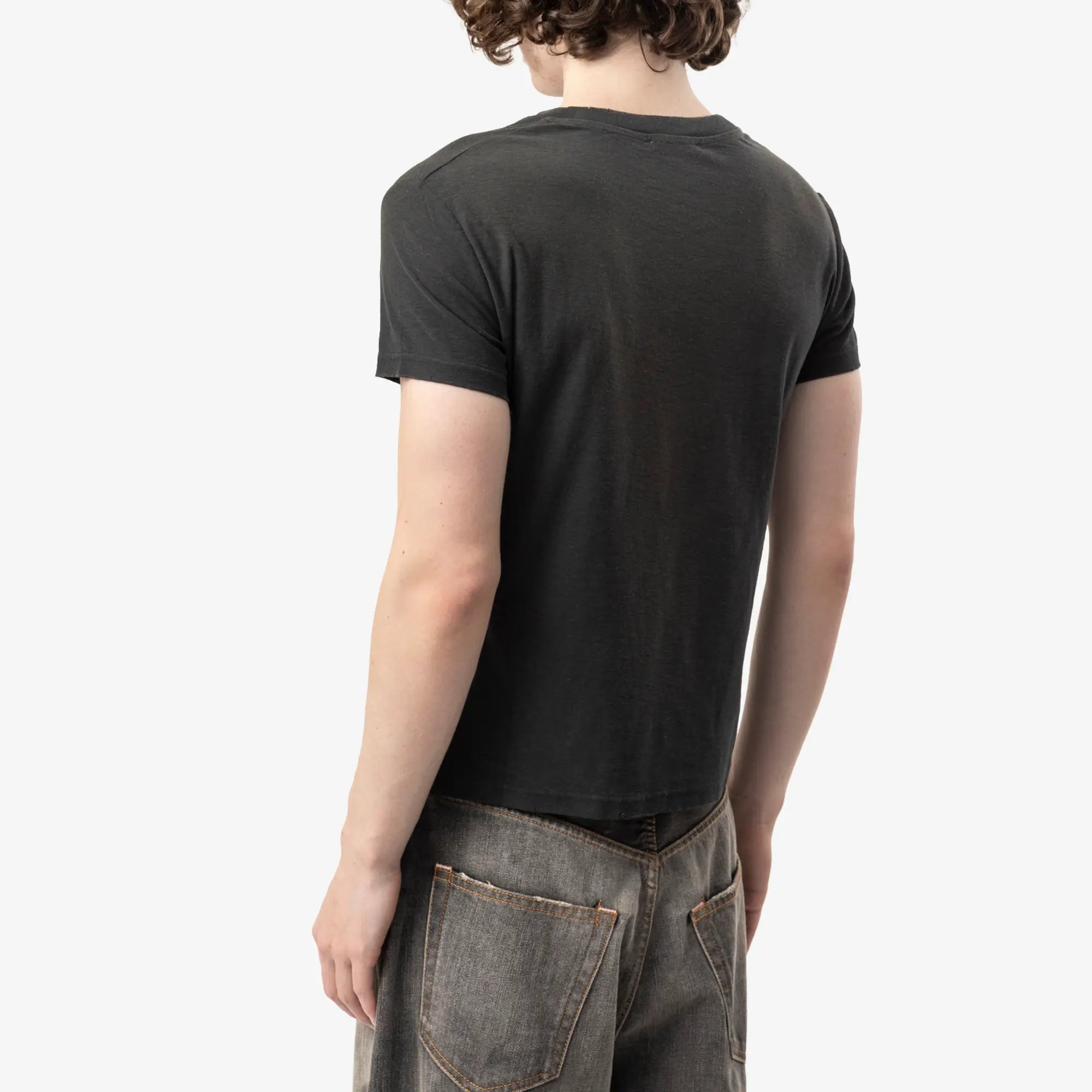 Acne Studios Logo T-Shirt Faded Black - 4