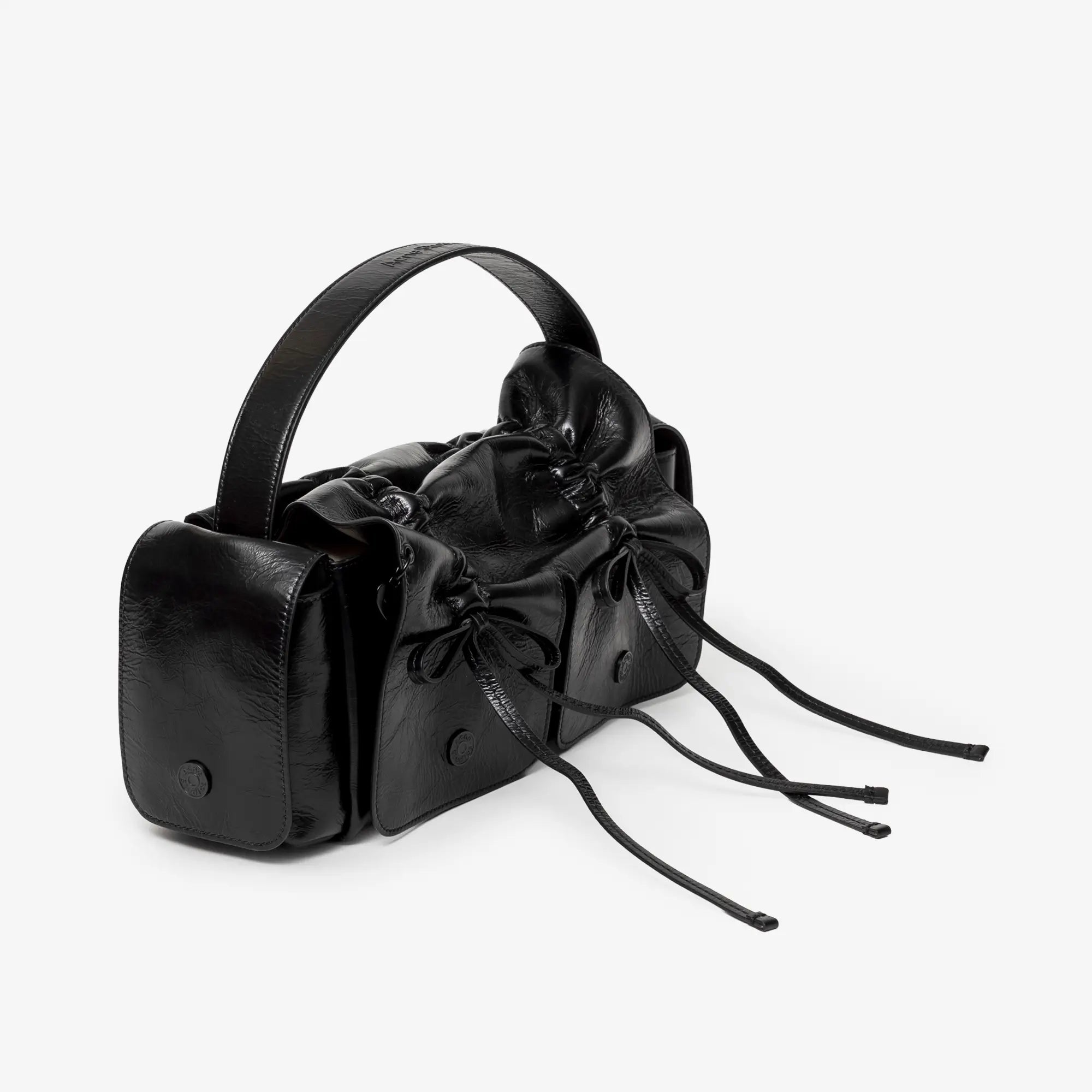 Acne Studios Multipocket Lux Shoulder Bag Black - 3