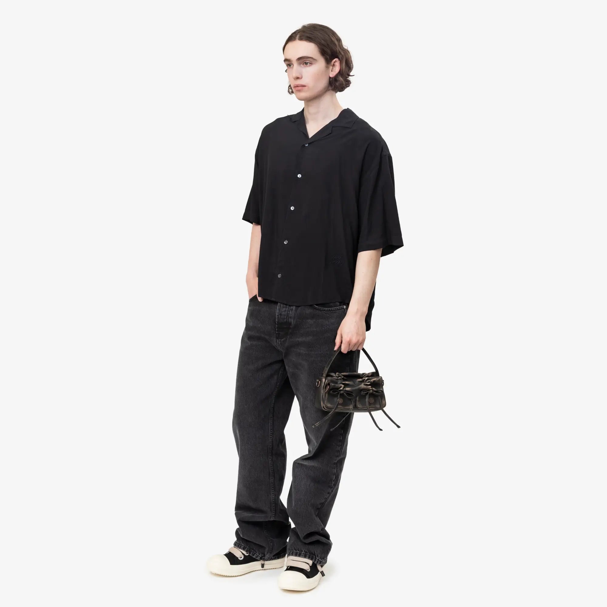 Acne Studios Multipocket Vintage Micro Bag Dark Brown - 5