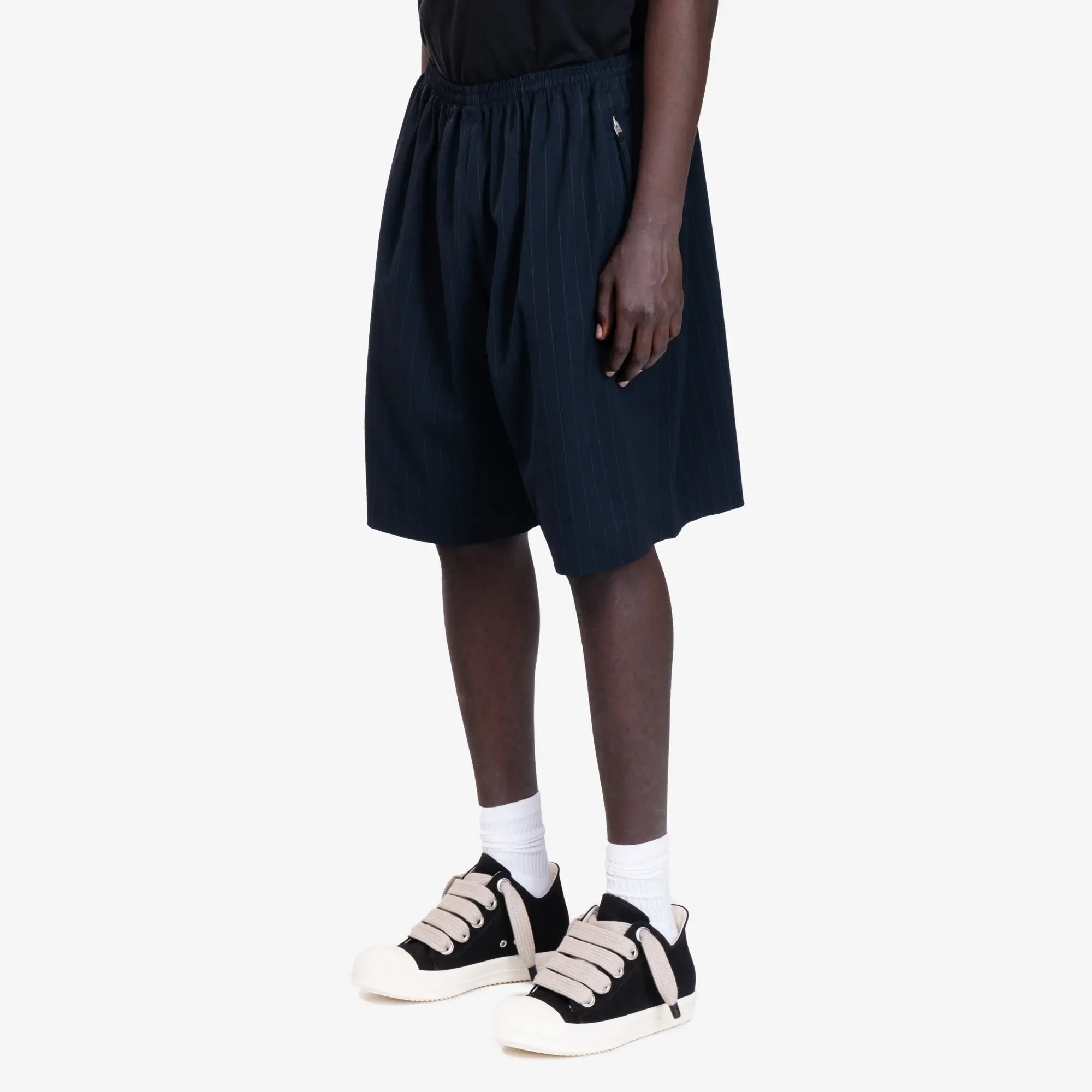 Acne Studios Striped Shorts Navy - 3