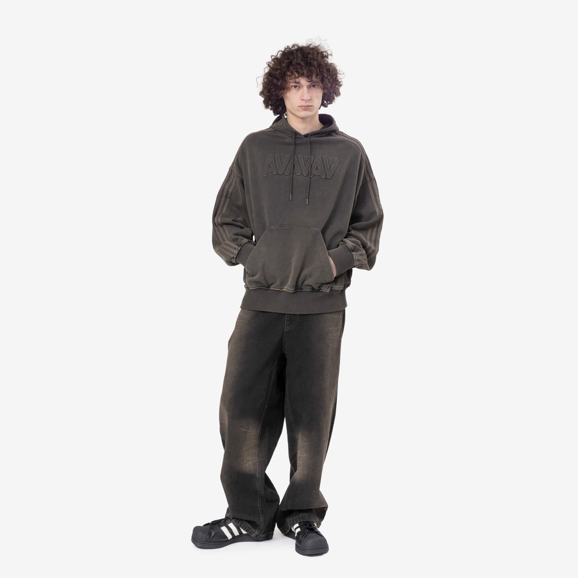 Adidas x AVAVAV AV Denim Pants Carbon - 2