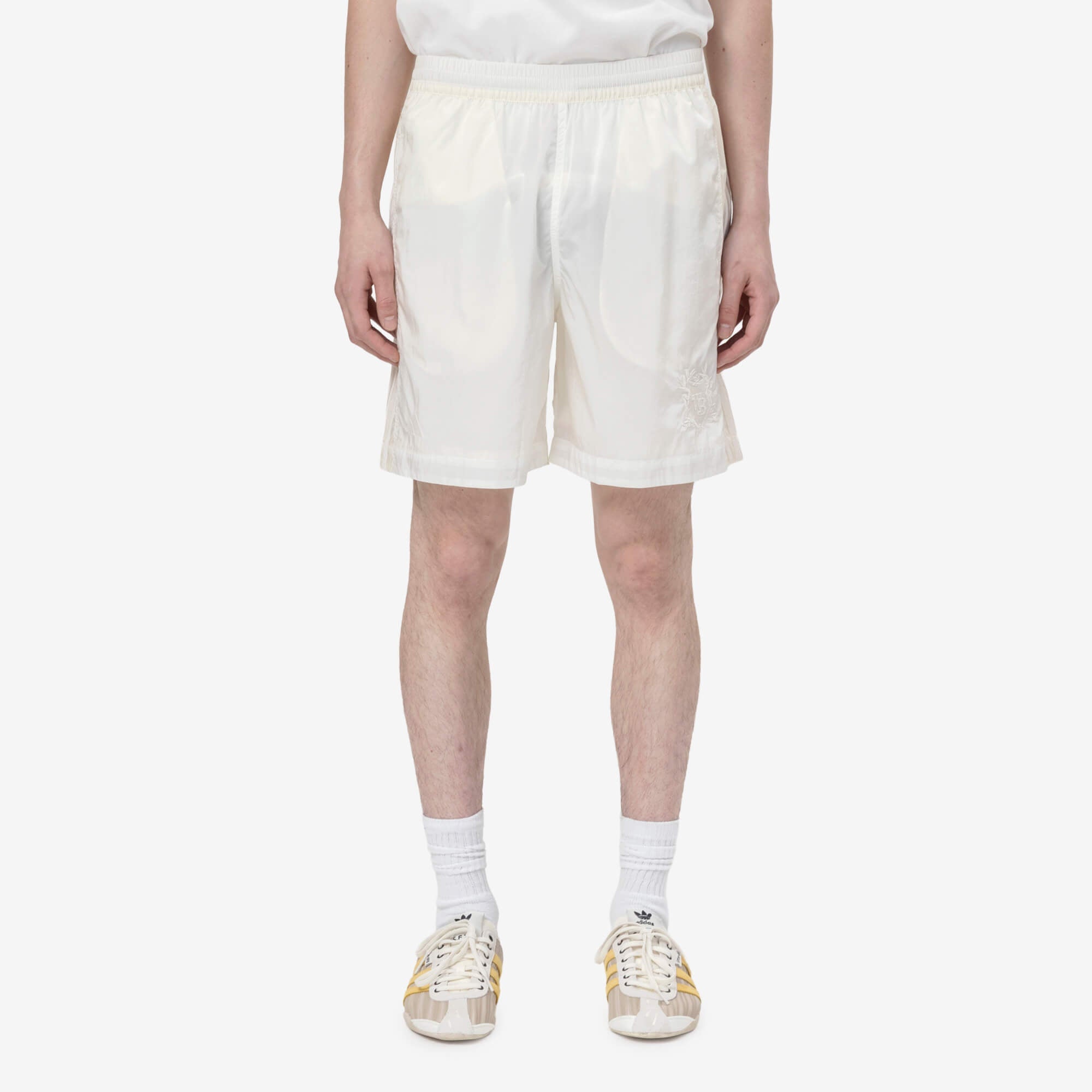 Adidas x Wales Bonner WB Football Shorts Off White - 1