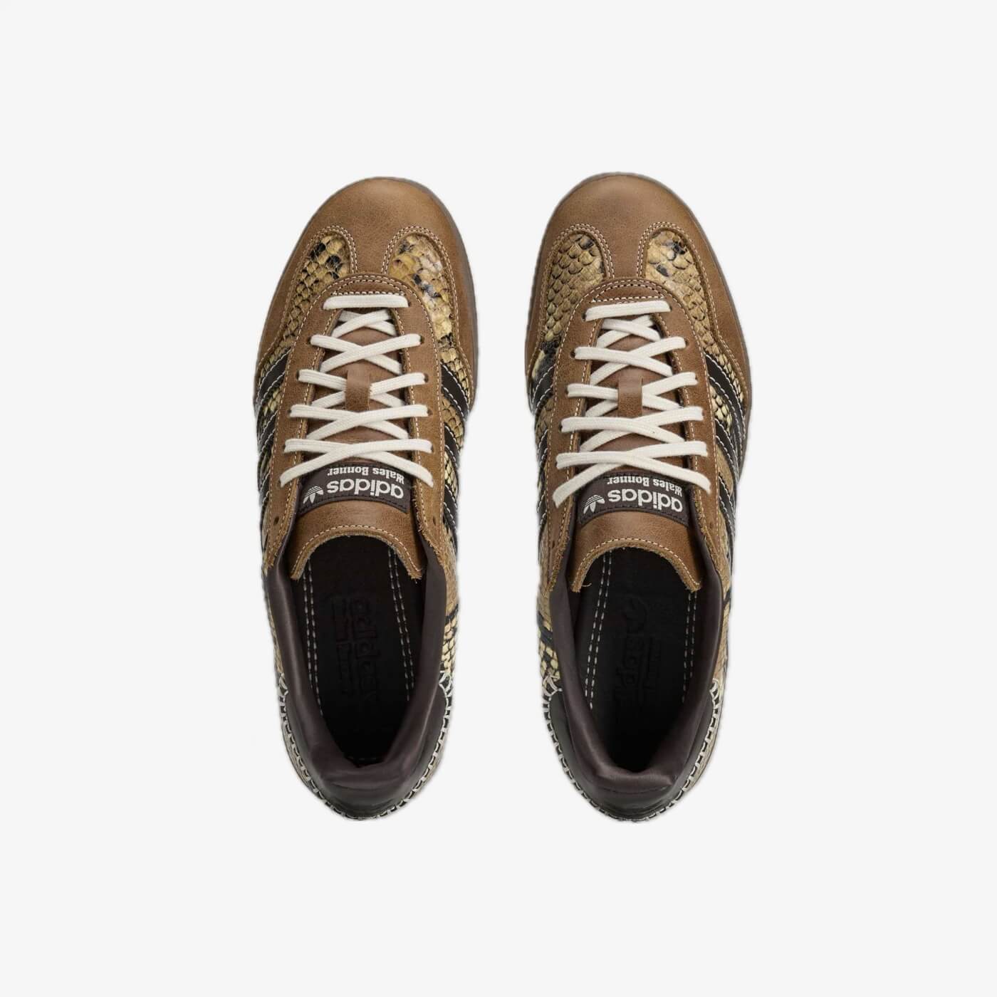 Adidas x Wales Bonner WB Gazelle Snake Dust Rust/Wonder White/Collegiate Burgundy - 3