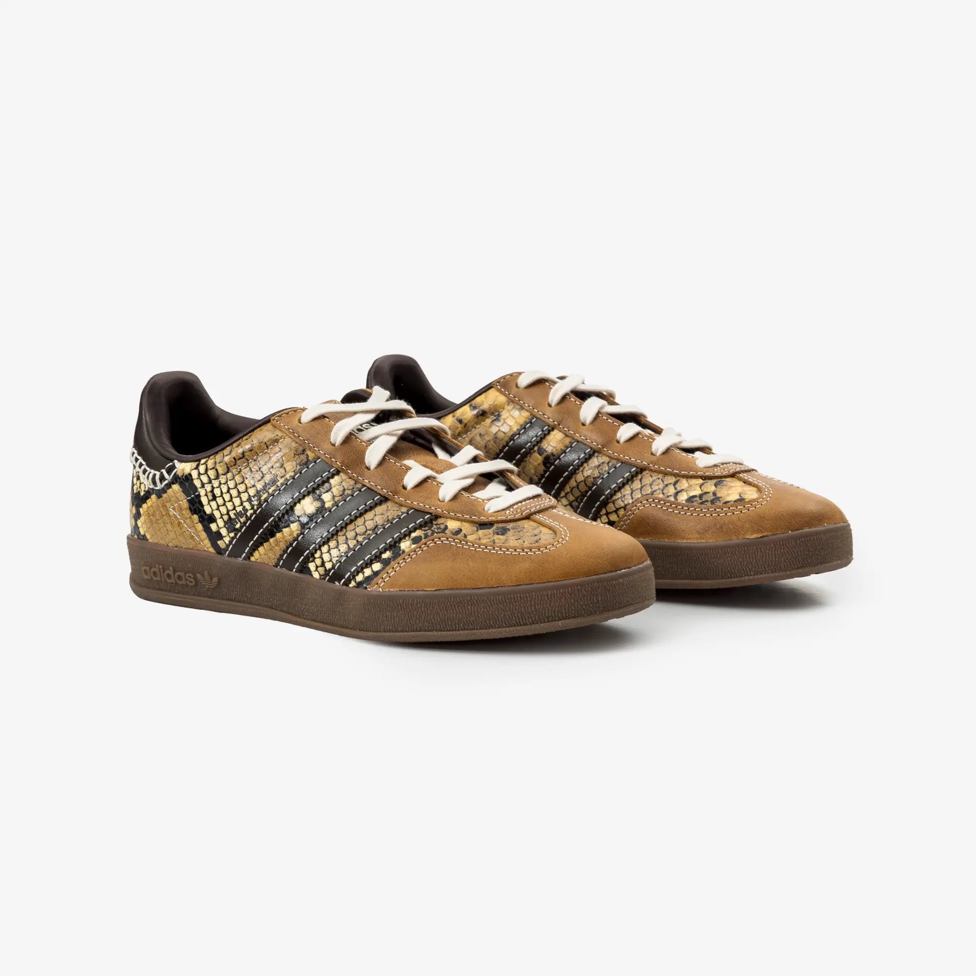 Adidas x Wales Bonner WB Gazelle Snake Dust Rust/Wonder White/Collegiate Burgundy - 1