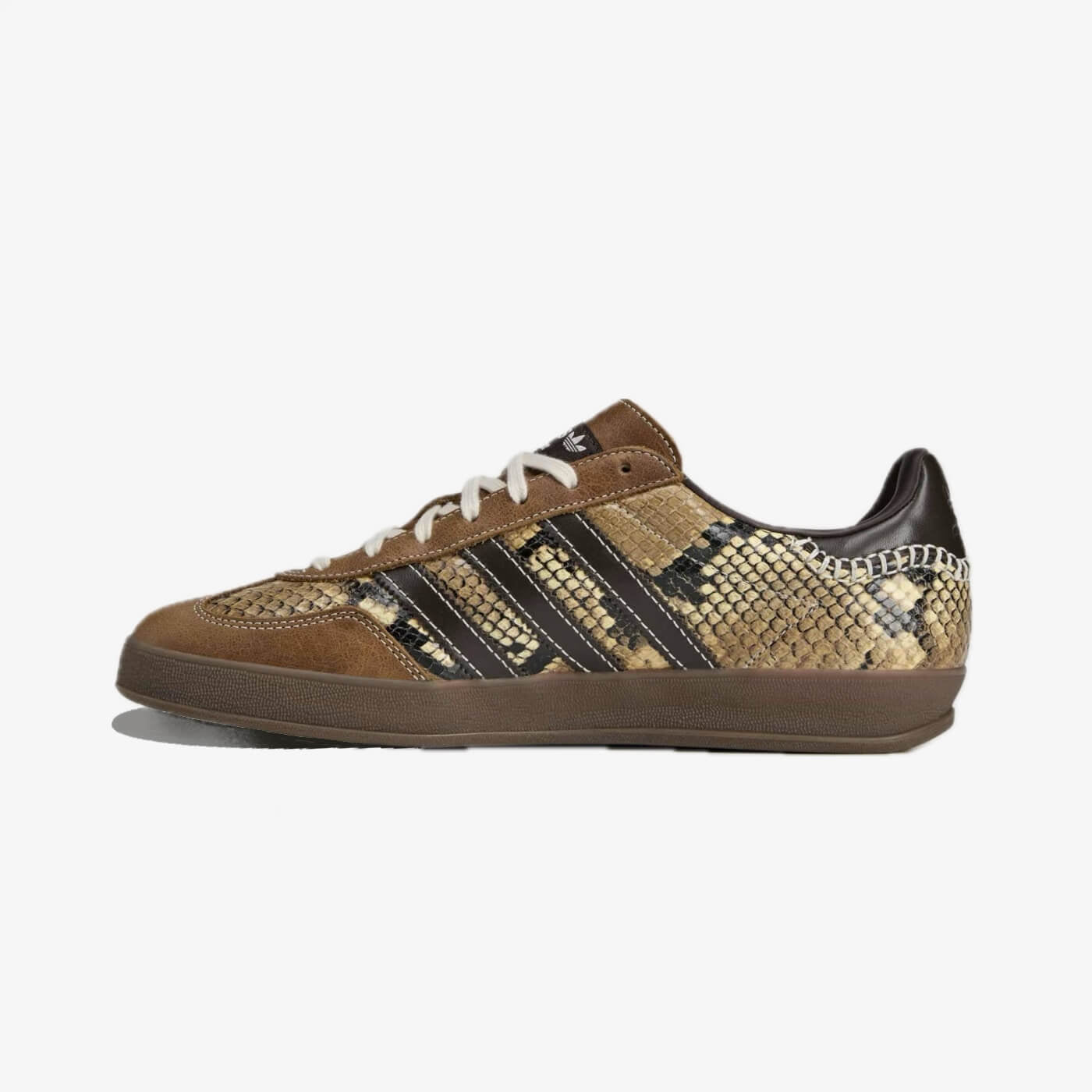 Adidas x Wales Bonner WB Gazelle Snake Dust Rust/Wonder White/Collegiate Burgundy - 5