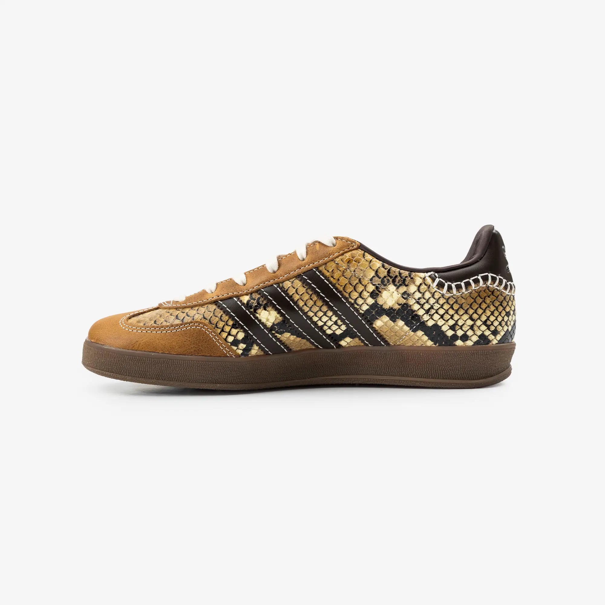 Adidas x Wales Bonner WB Gazelle Snake Dust Rust/Wonder White/Collegiate Burgundy - 10