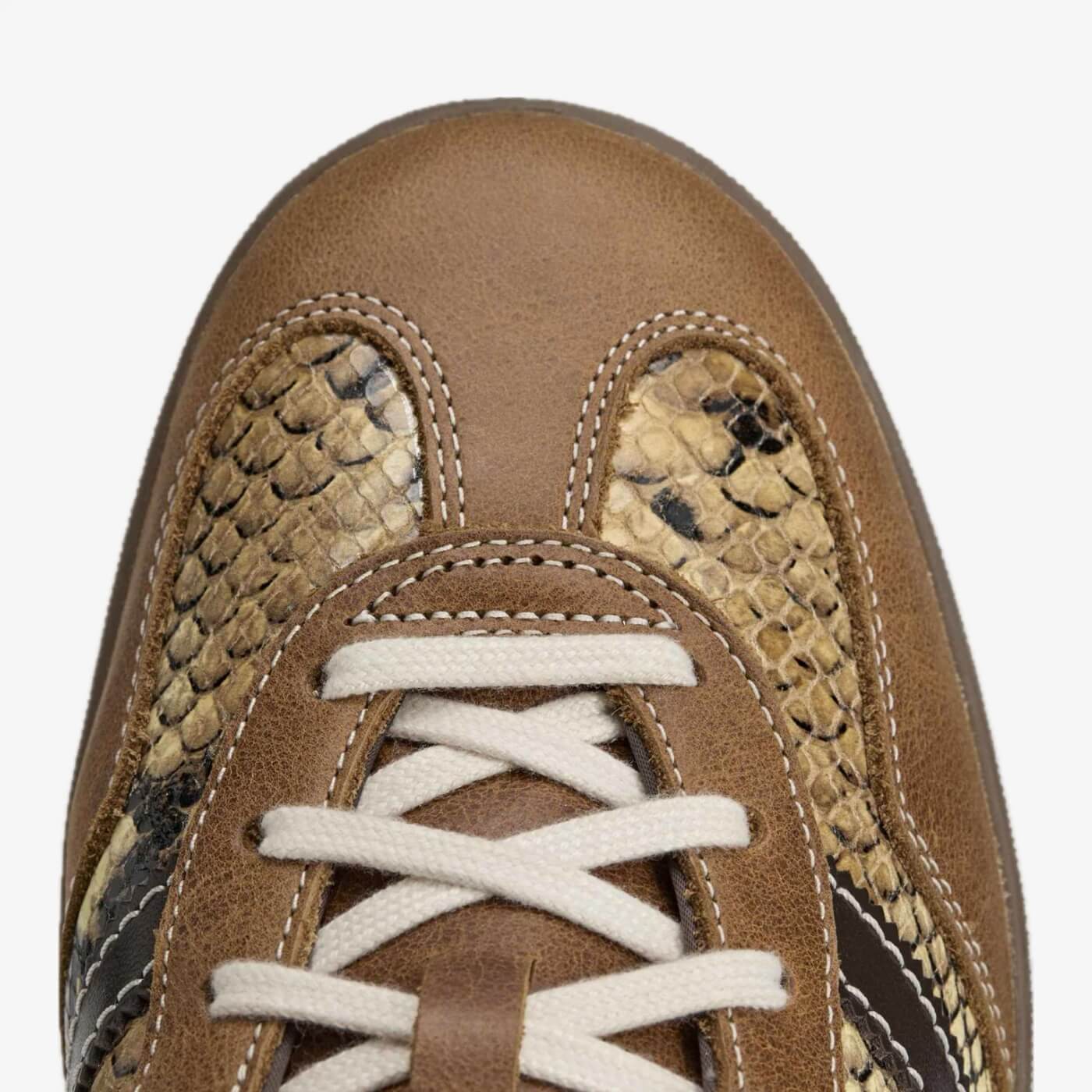 Adidas x Wales Bonner WB Gazelle Snake Dust Rust/Wonder White/Collegiate Burgundy - 8