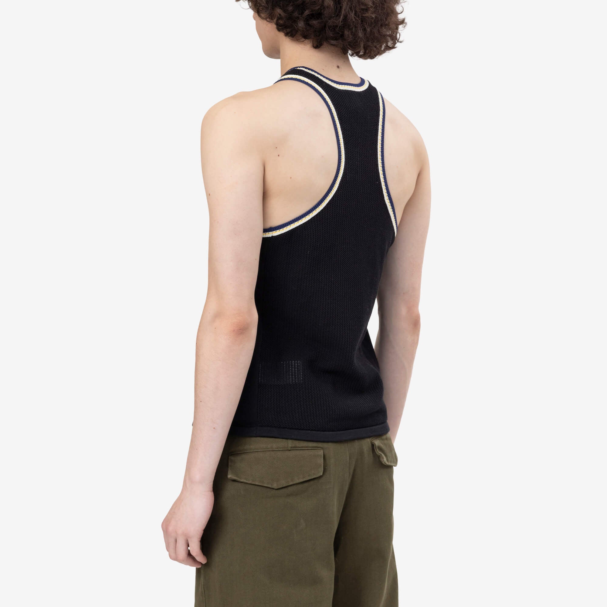 Adidas x Wales Bonner WB Y - 3 Knit Tank Top Black - 4