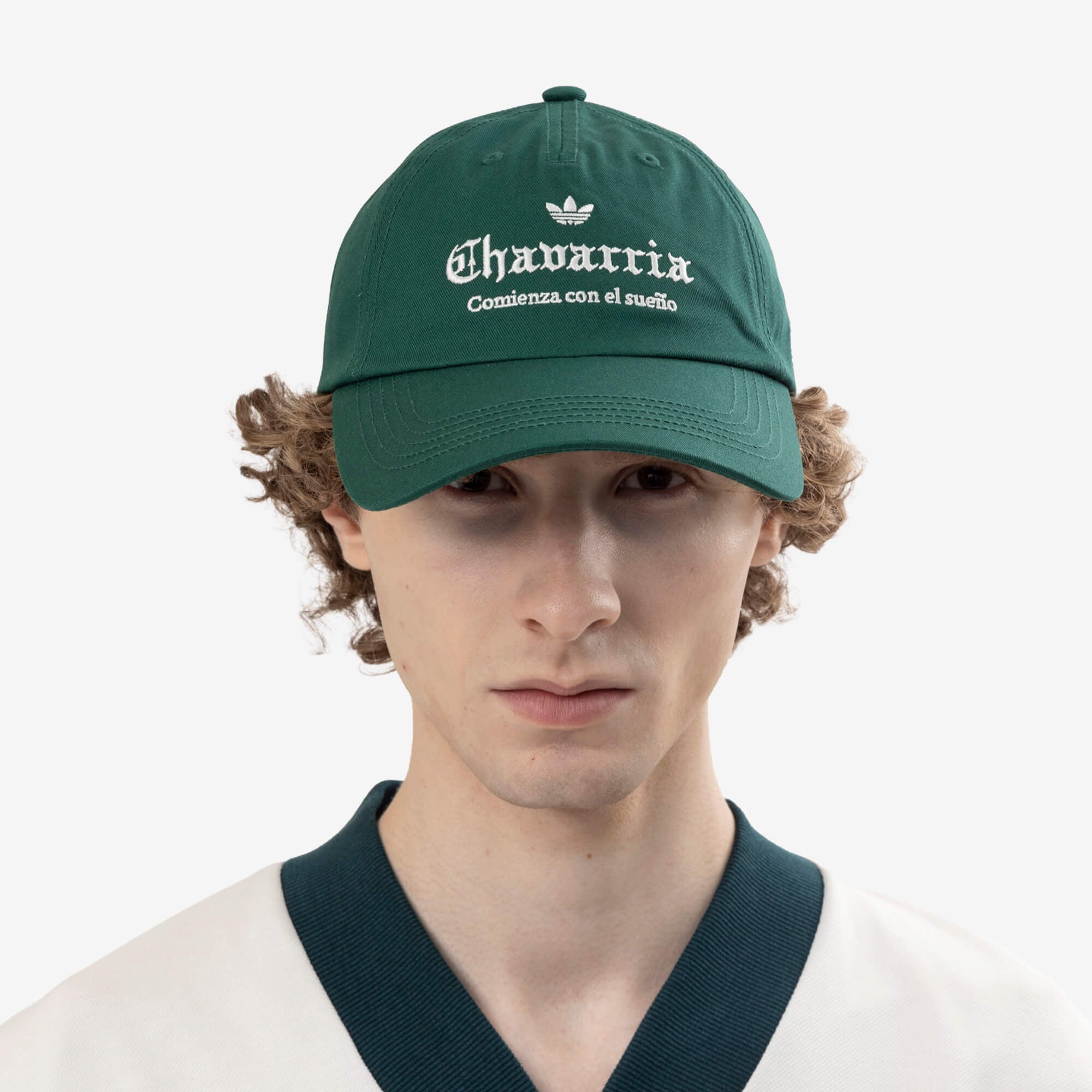 Adidas x Willy Chavarria WC Logo Hat Collegiate Green-2
