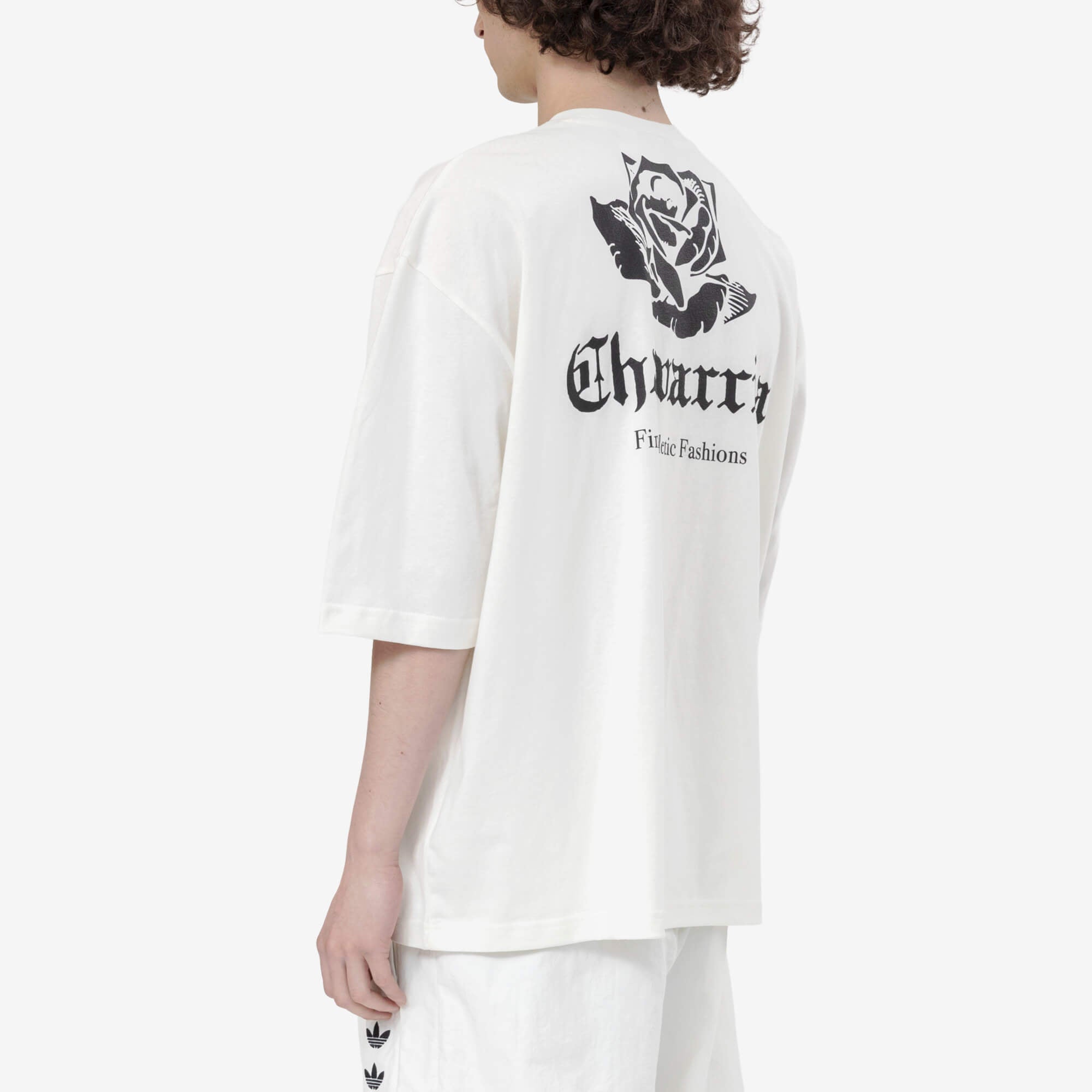 Adidas x Willy Chavarria WC Logo SS T-Shirt Off White - 4