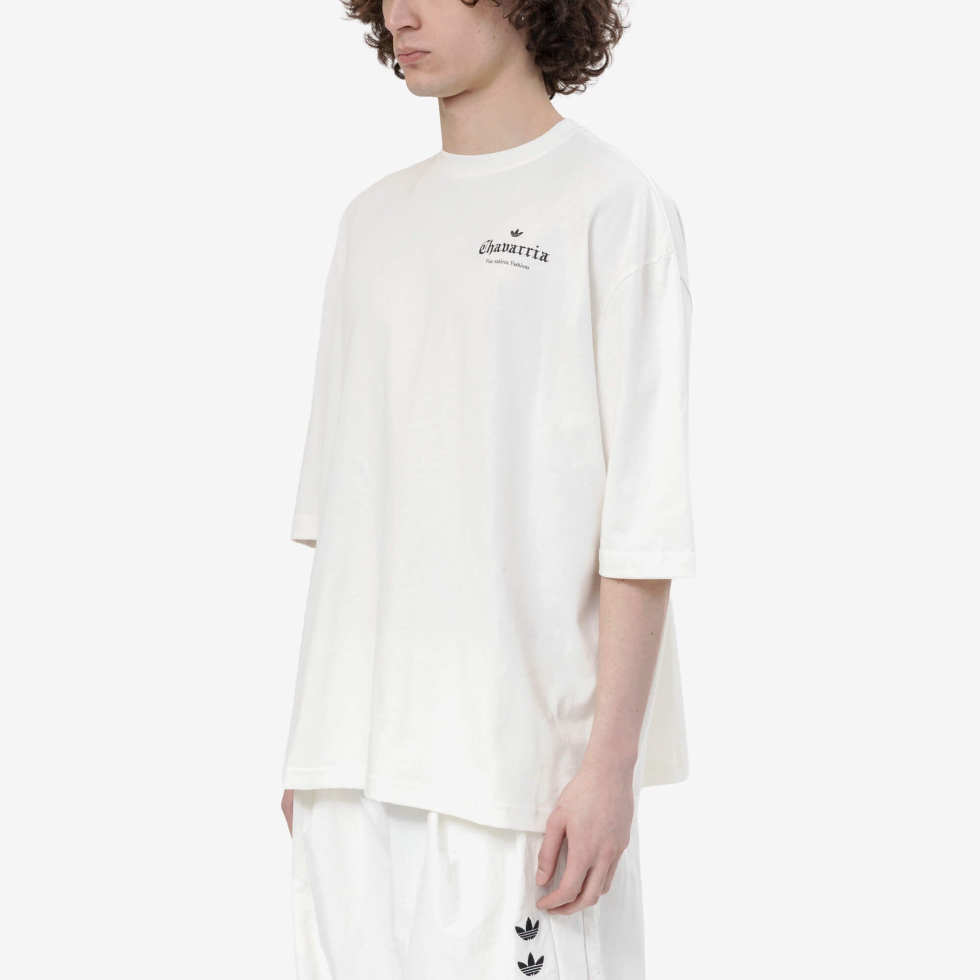 Adidas x Willy Chavarria WC Logo SS T-Shirt Off White - 3