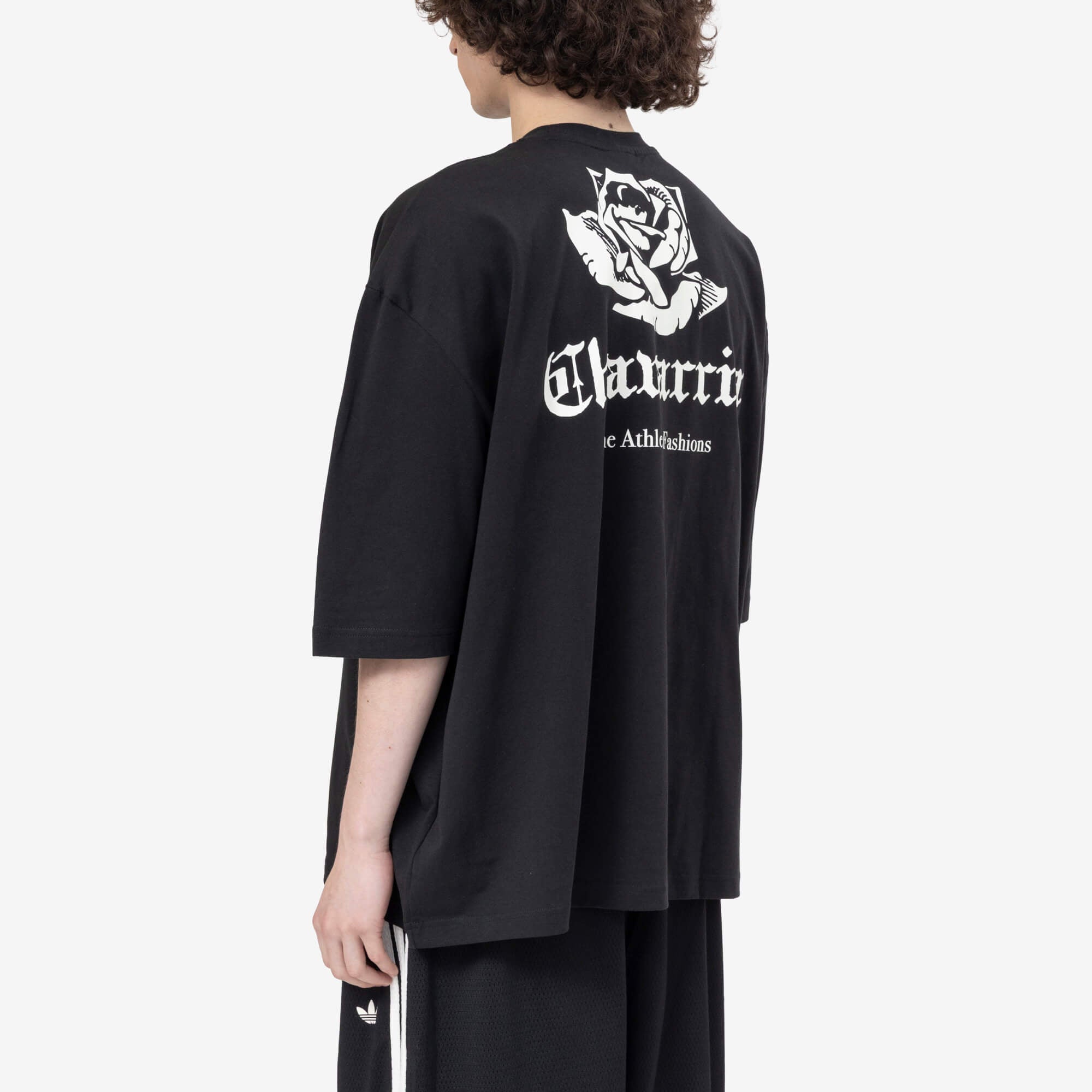 Adidas x Willy Chavarria WC Logo SS T-Shirt Black - 4