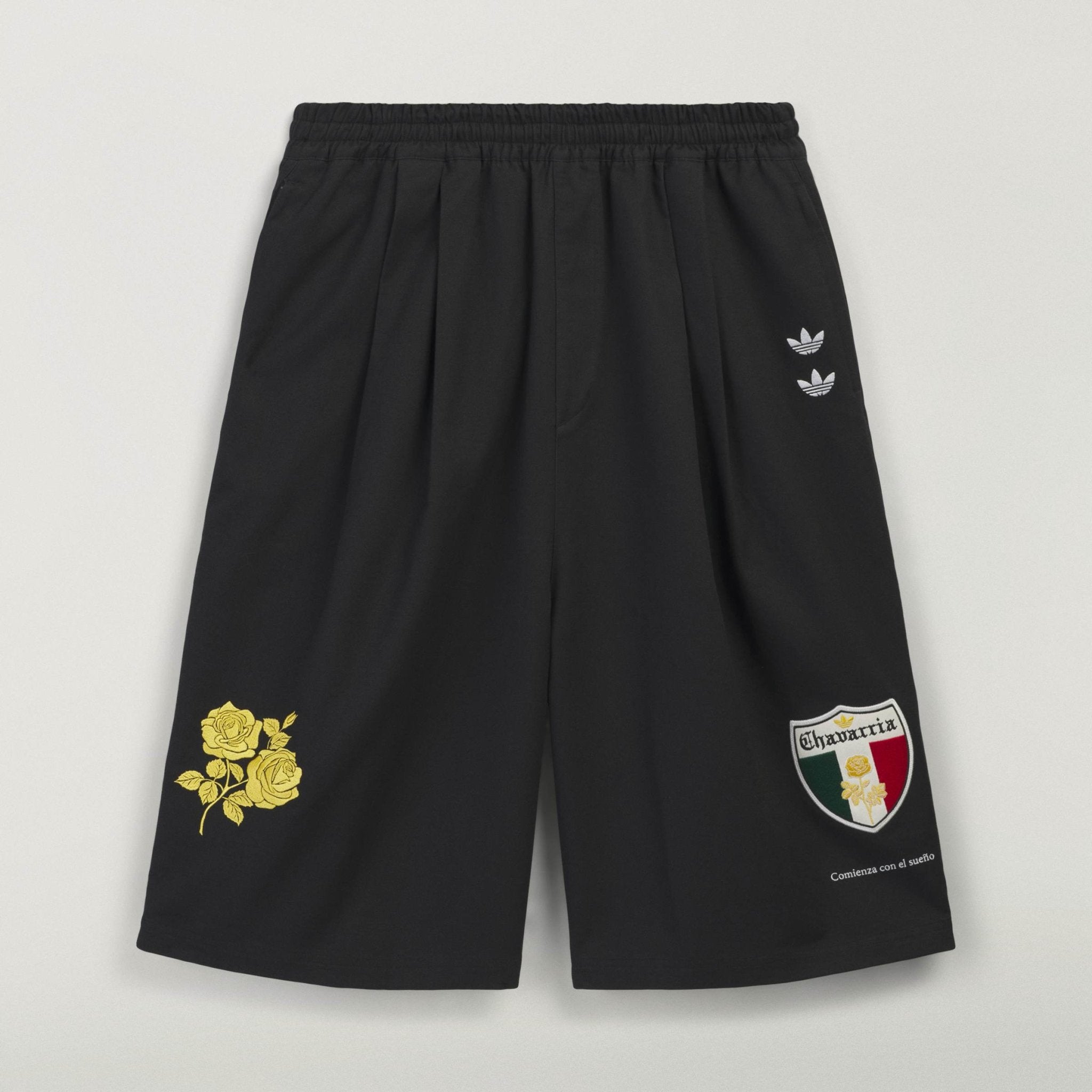 Adidas x Willy Chavarria WC Long Twill Shorts Black-1