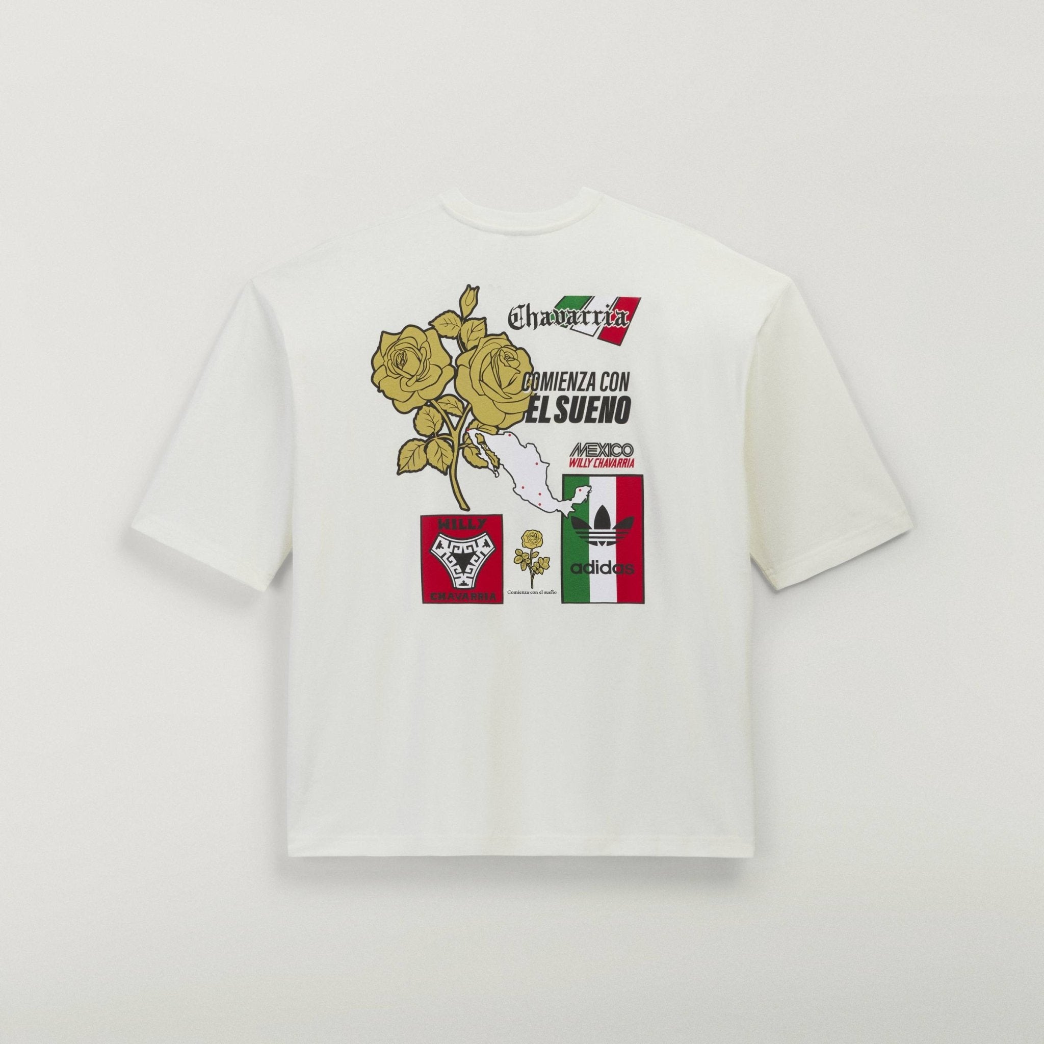 Adidas x Willy Chavarria WC Merch Mexico T-Shirt Off White-2