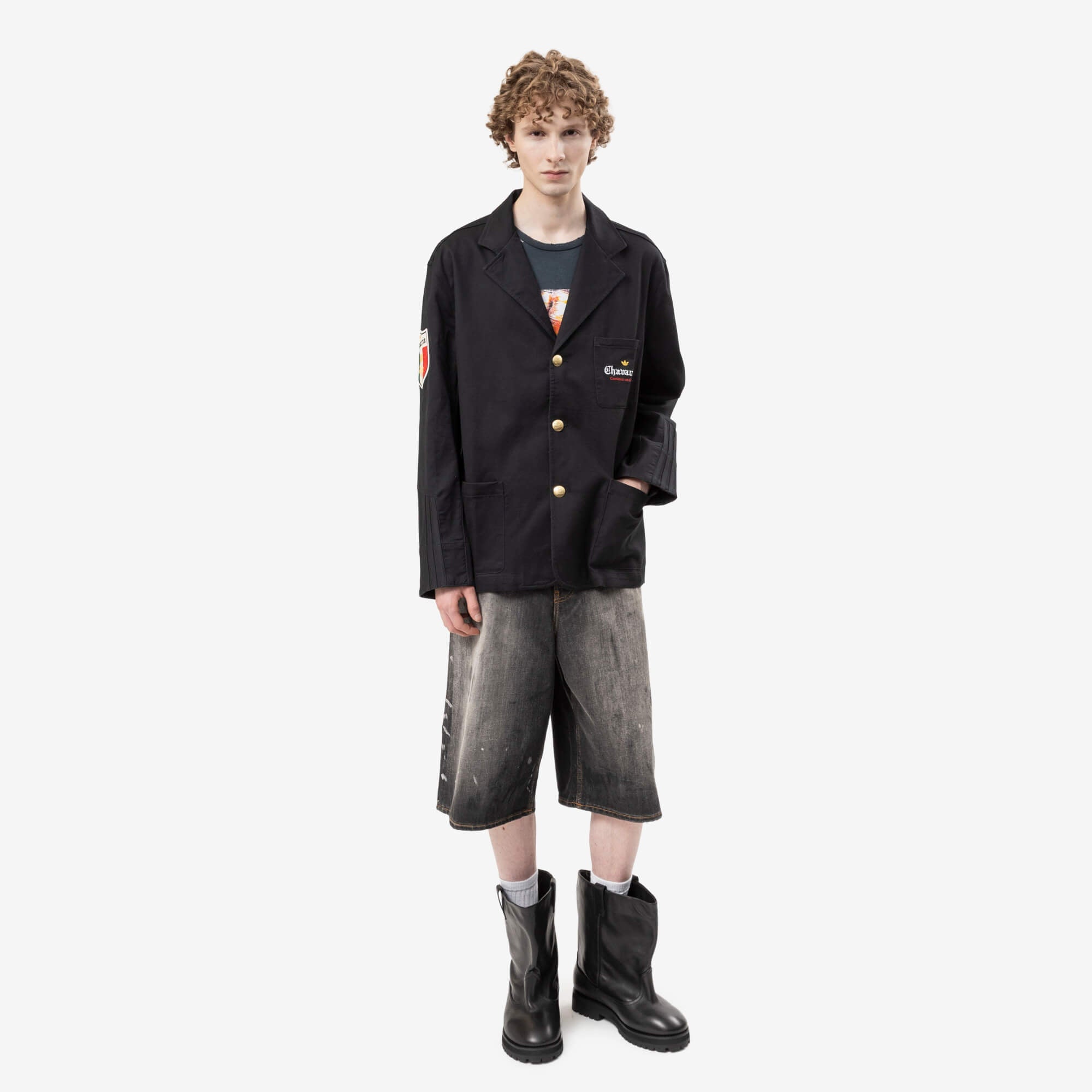 Adidas x Willy Chavarria WC Players Blazer Black-2