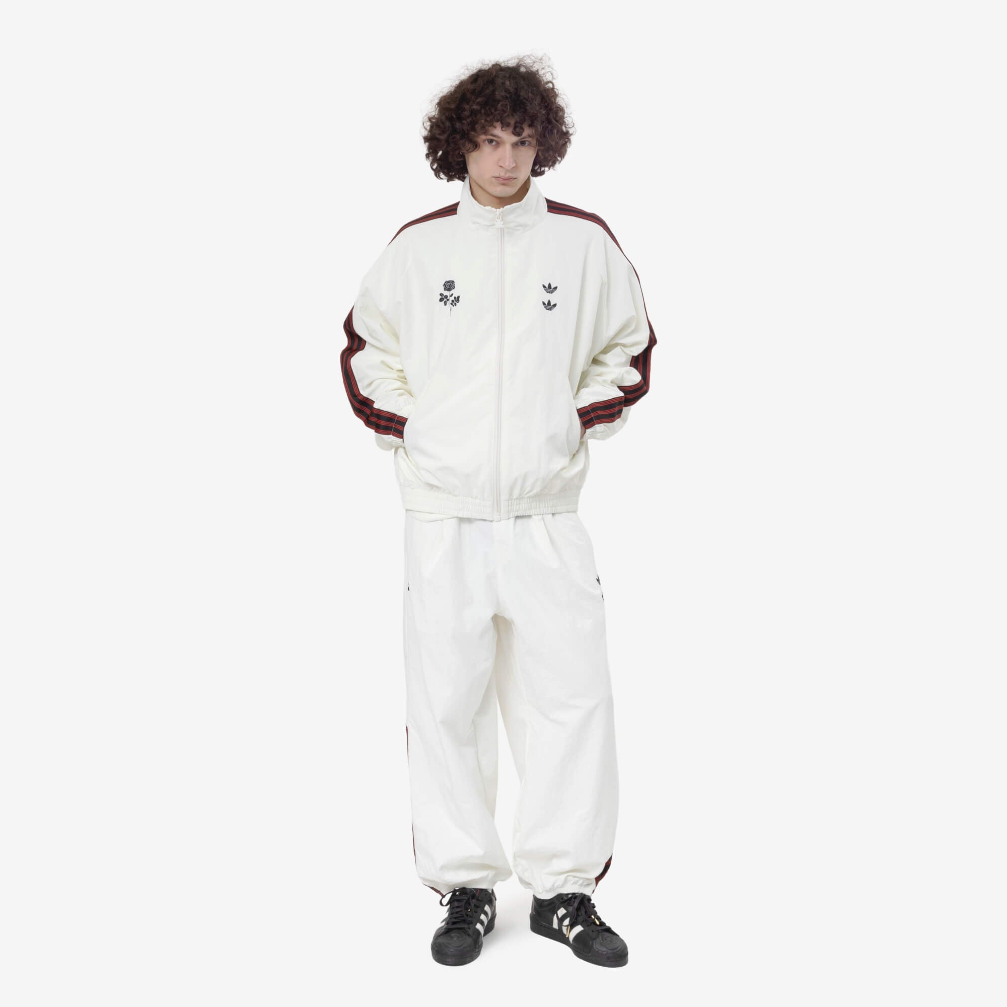 Adidas x Willy Chavarria WC Woven Track Jacket Off White - 2