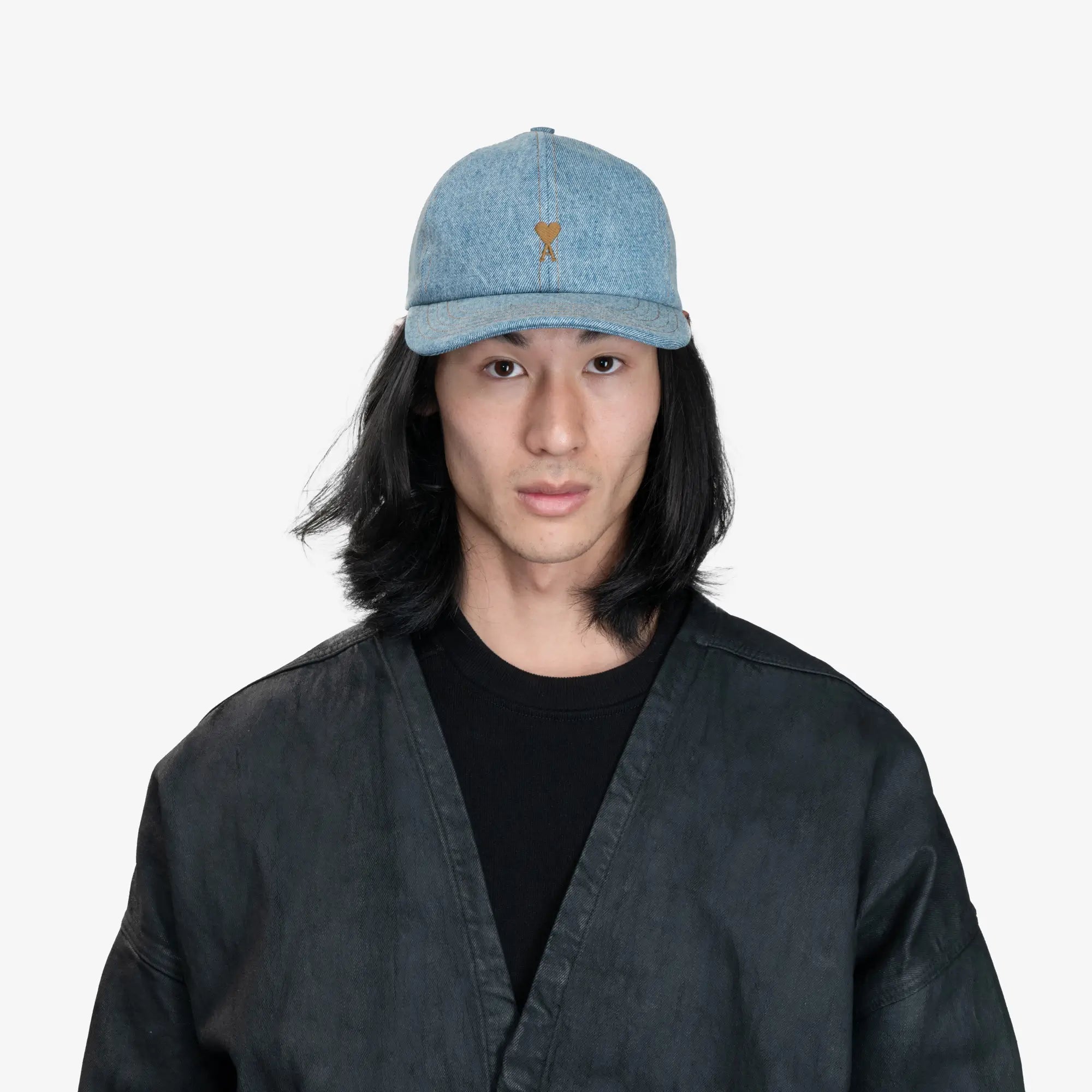 AMI ADC Denim Cap Used Blue - 2