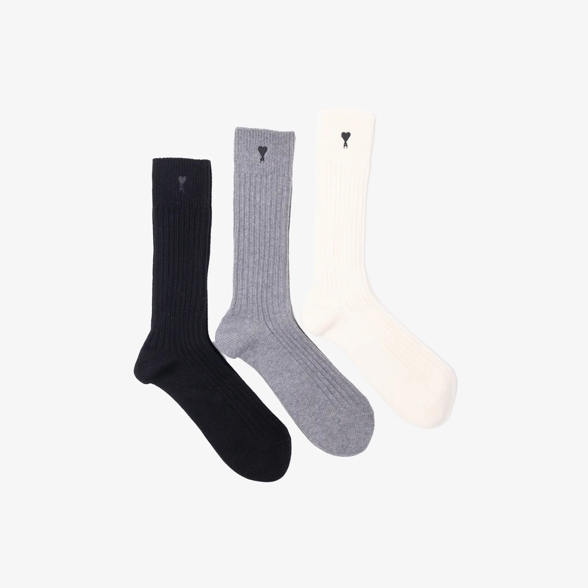 AMI ADC Socks Off White/Grey/Black - 1