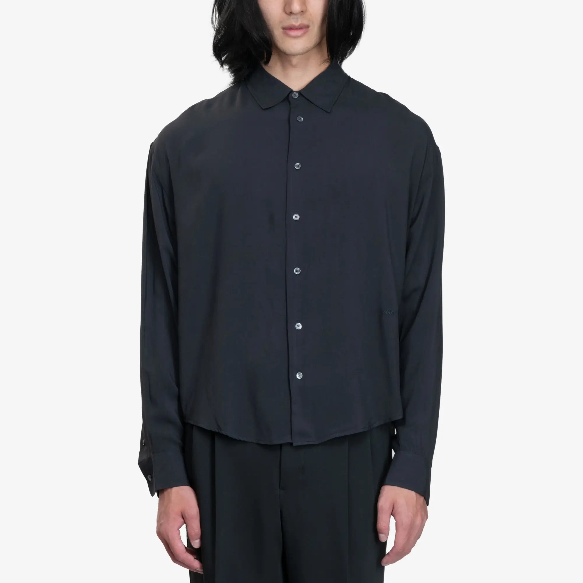 AMI Ami Boxy Shirt Anthracite - 1