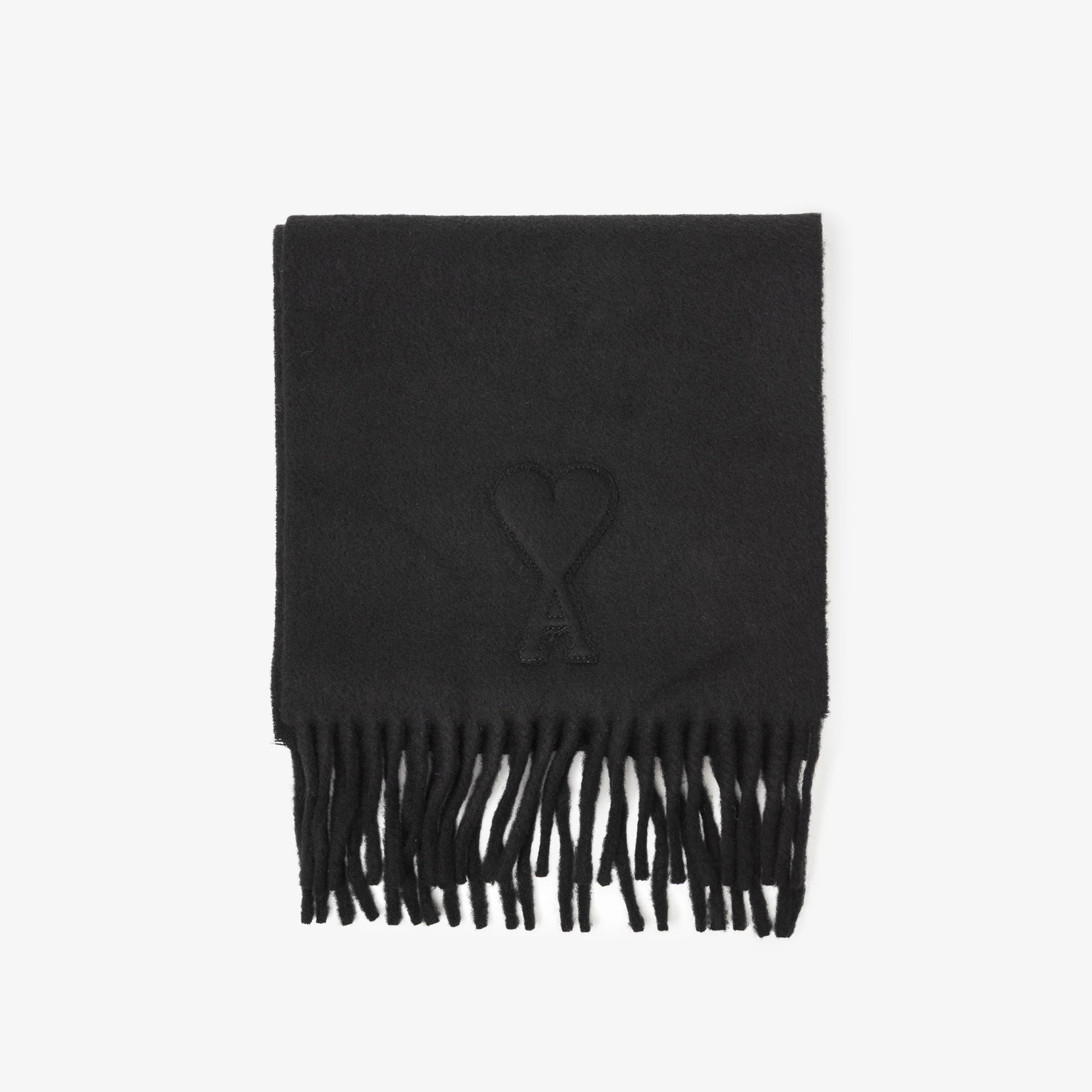 AMI Embossed ADC Scarf Anthracite - 1