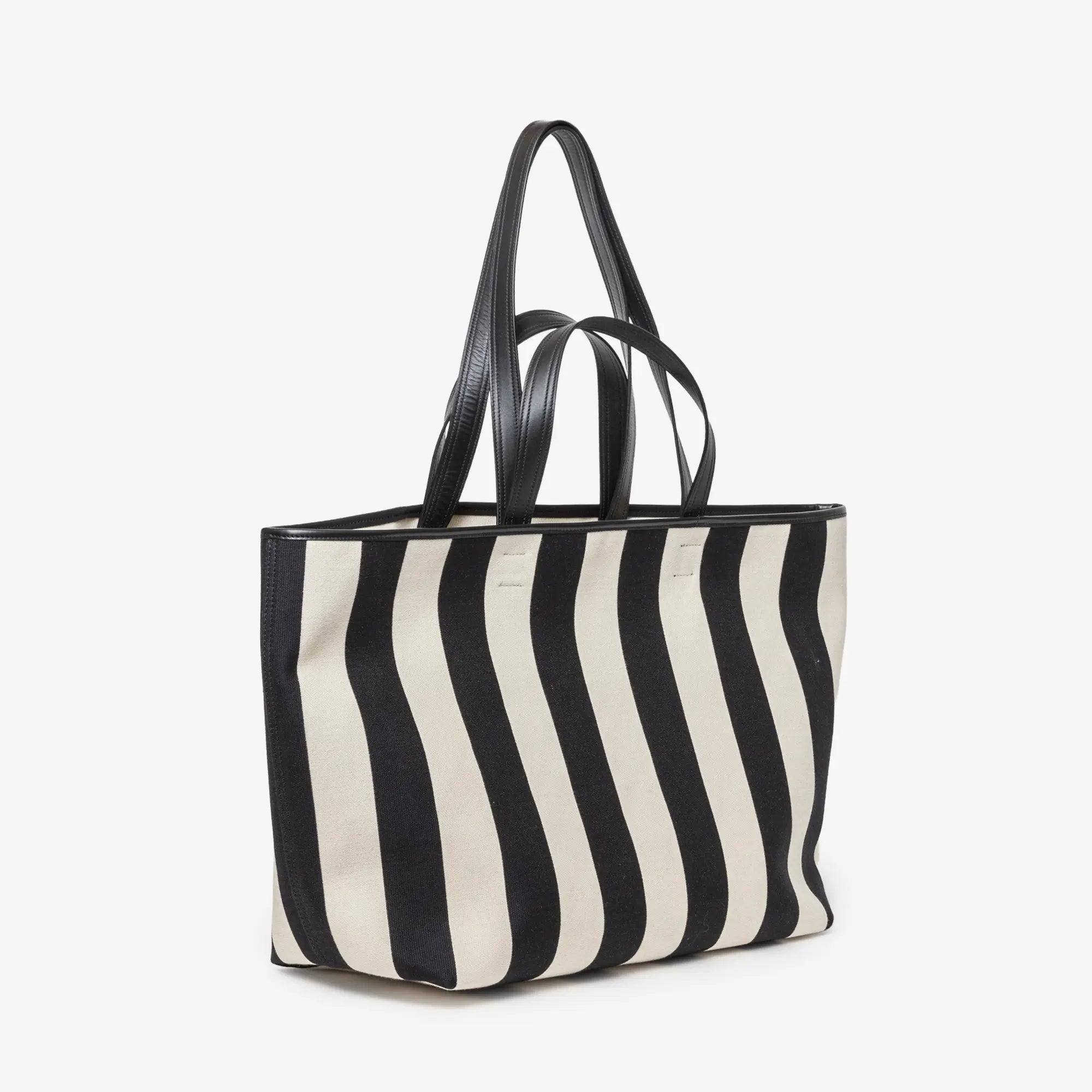 AMI Paris Ami de Coeur Shopping Bag White Cream/Black - 4