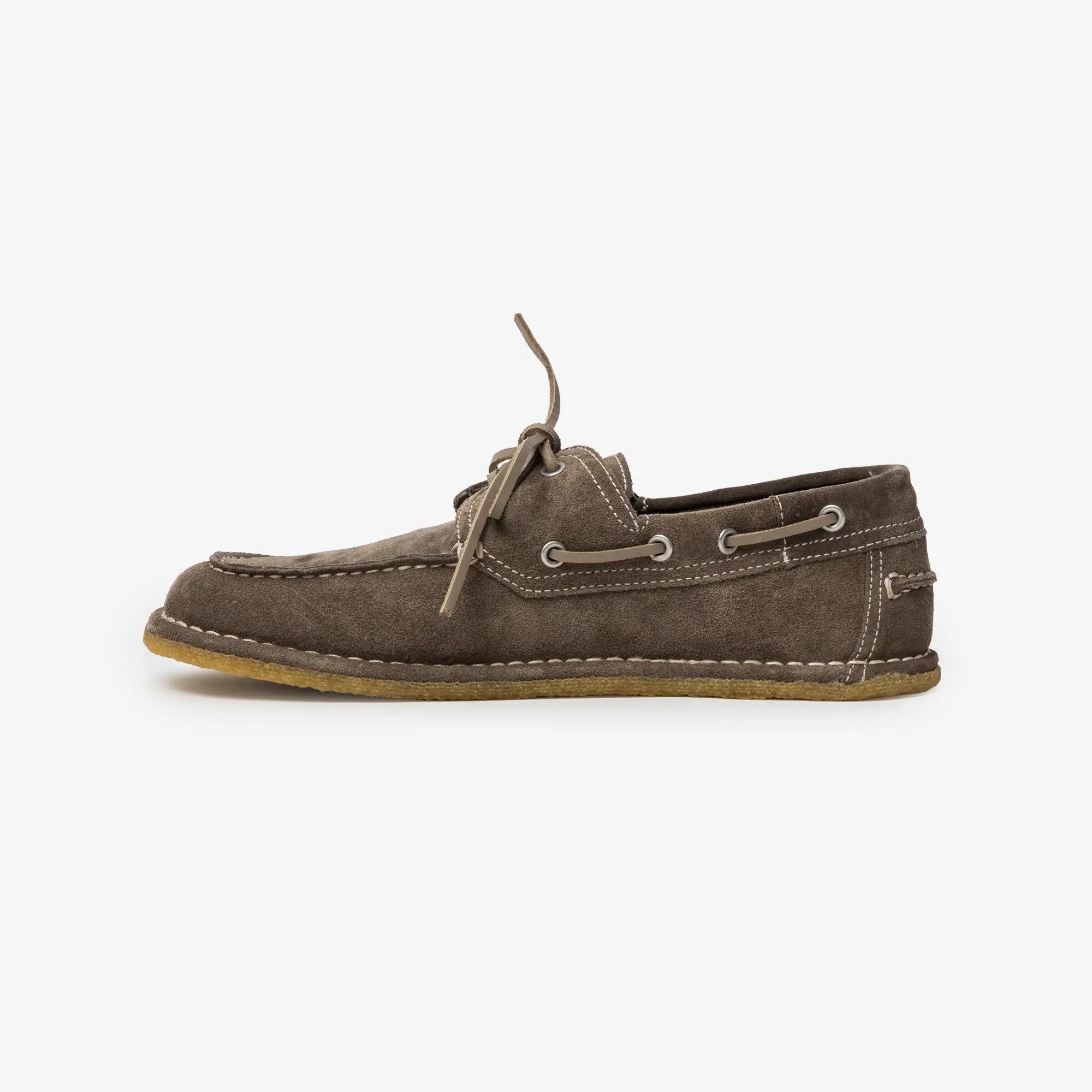 AMI Paris Boat Shoes Carbon - 3