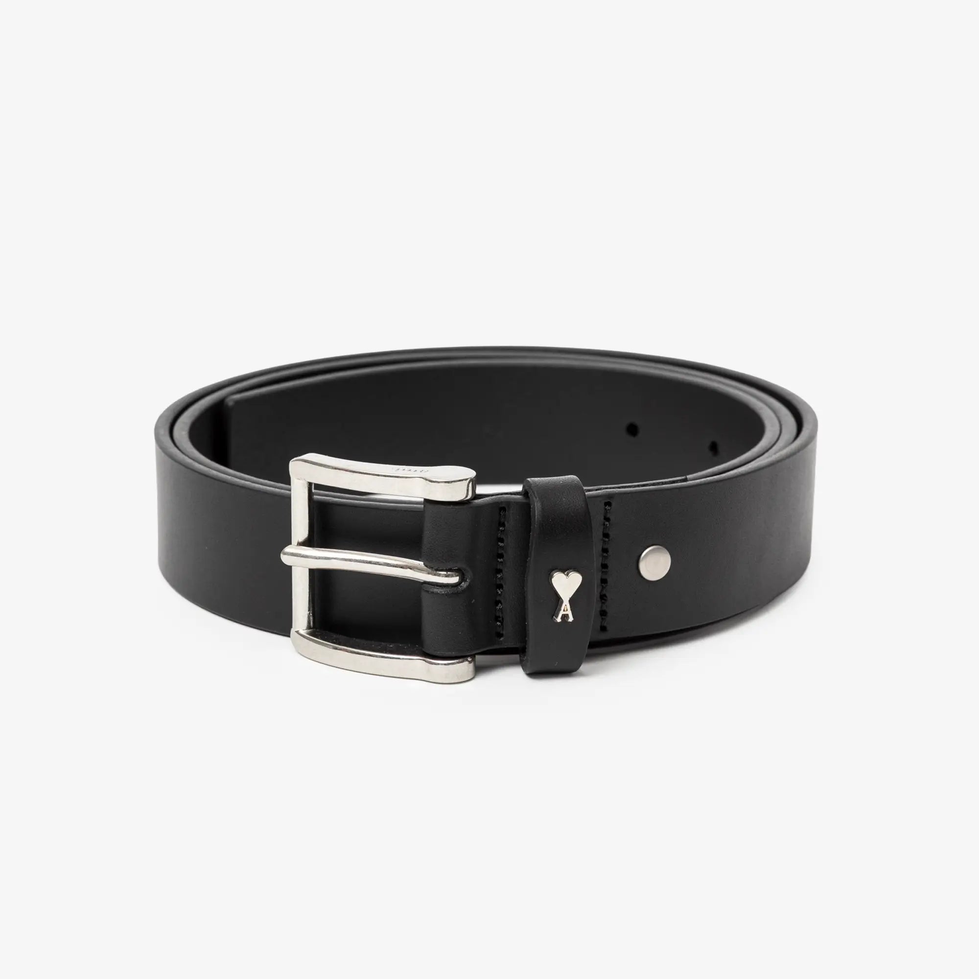 AMI Paris Paris Belt 30mm Black - 1