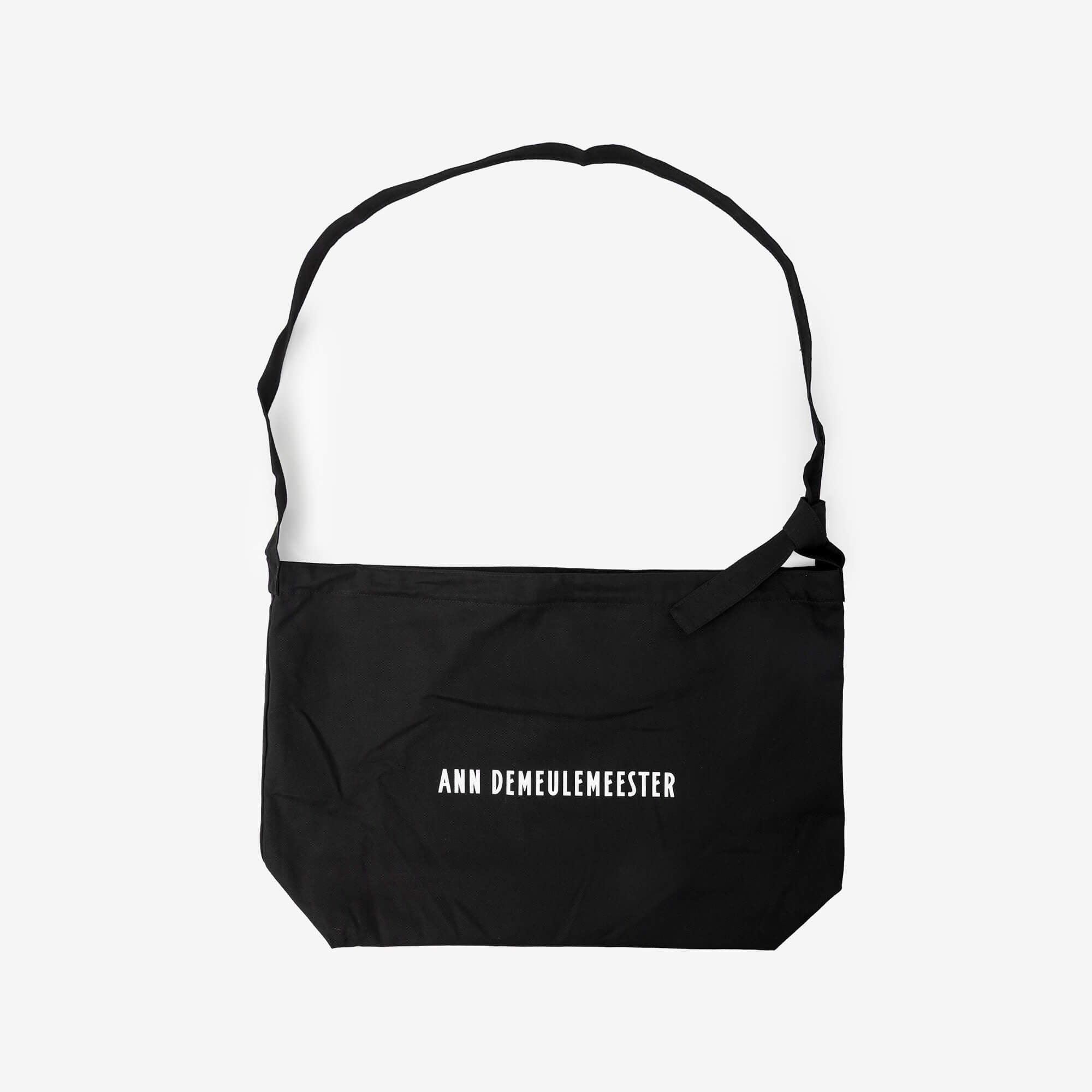 Ann Demeulemeester AD Large Shoulder Bag Black-1