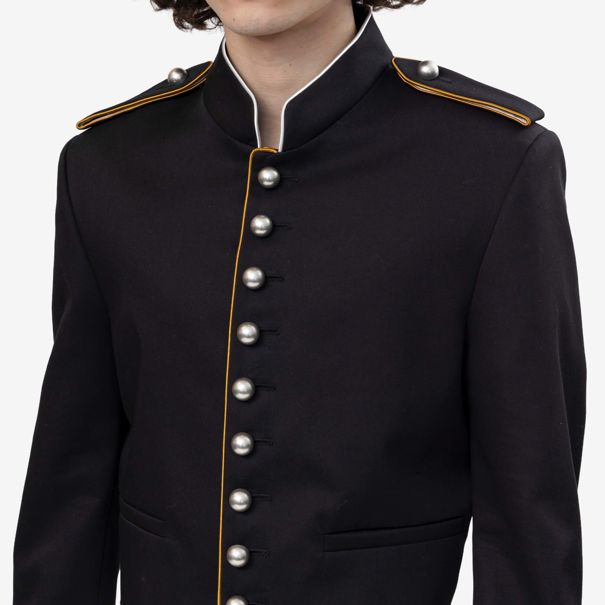 Ann Demeulemeester Harris Marsina Jacket Black - 5