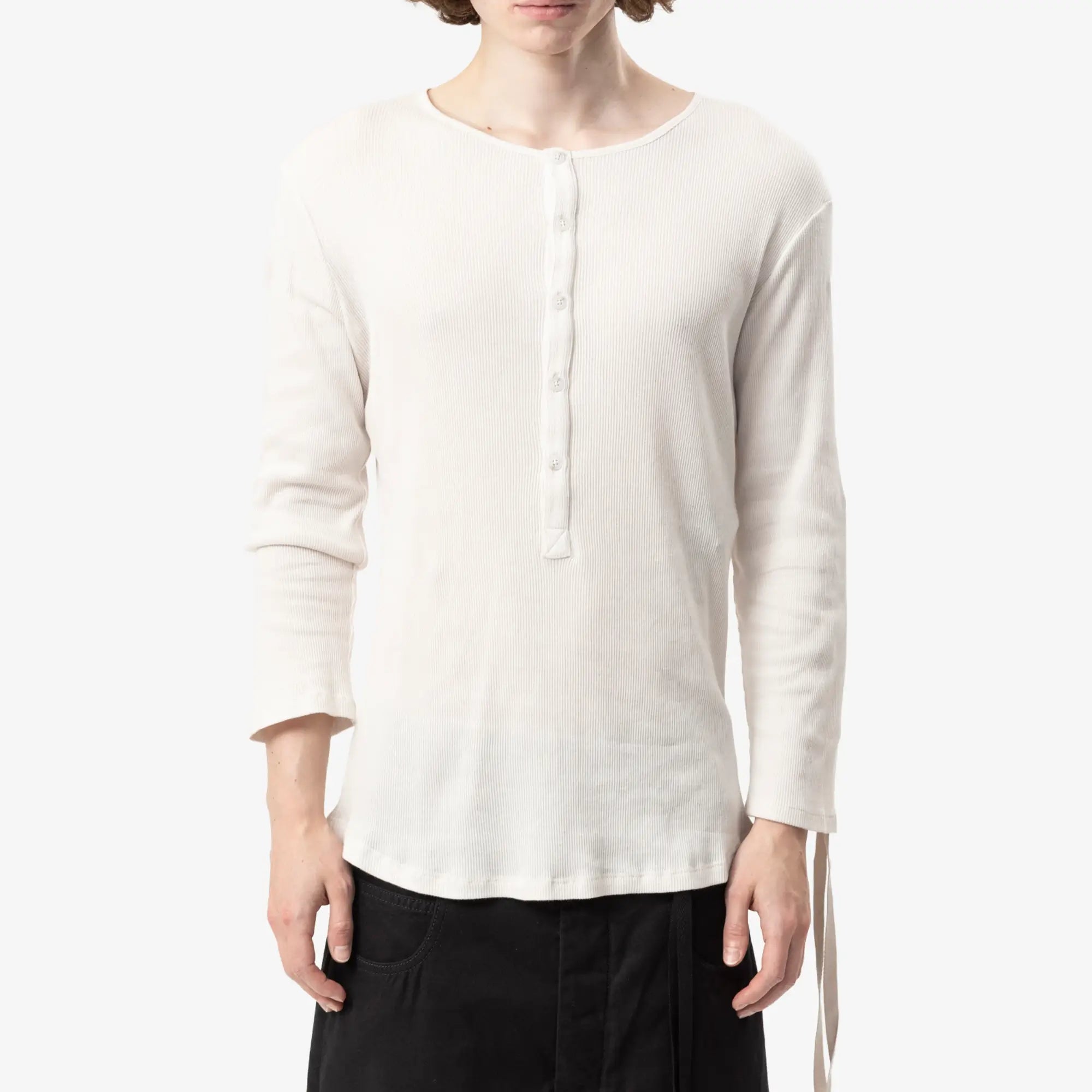 Ann Demeulemeester Ilyas Serafino Top Ivory - 1
