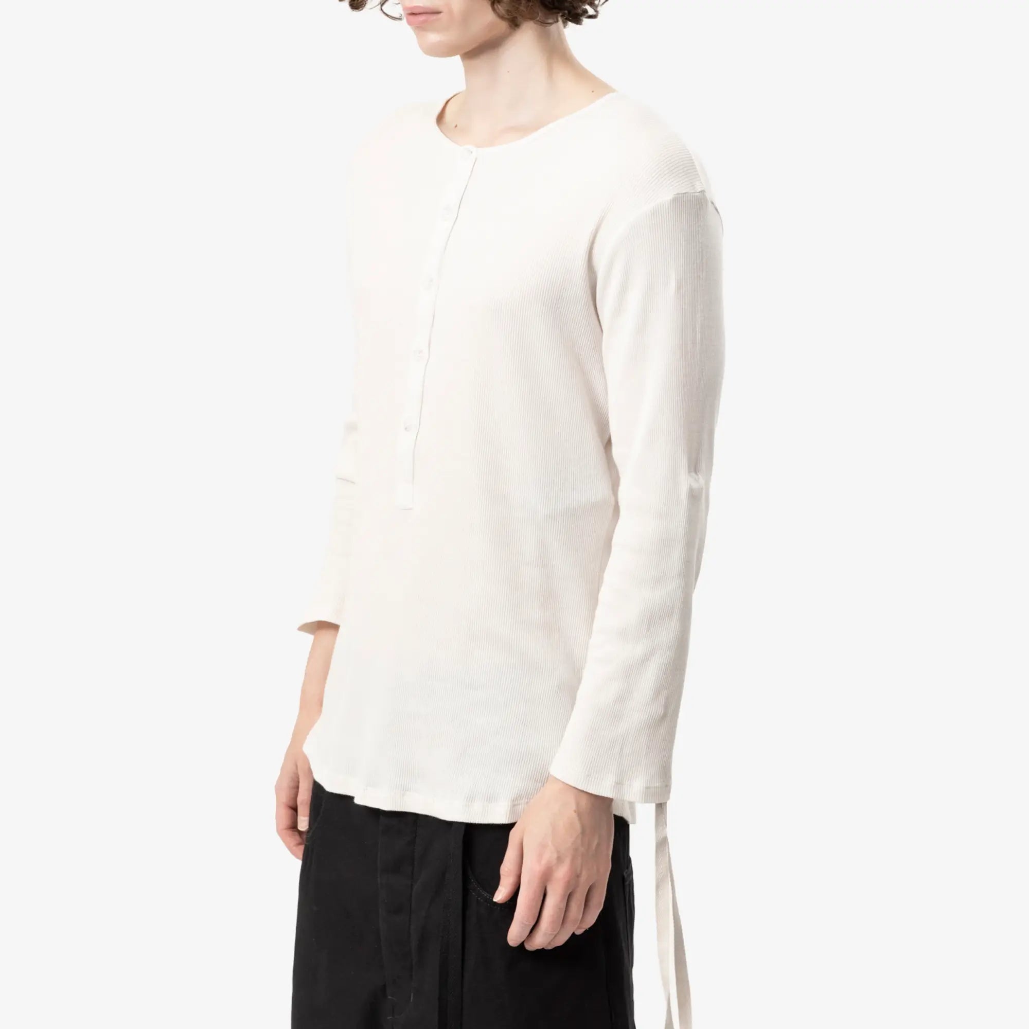 Ann Demeulemeester Ilyas Serafino Top Ivory - 3