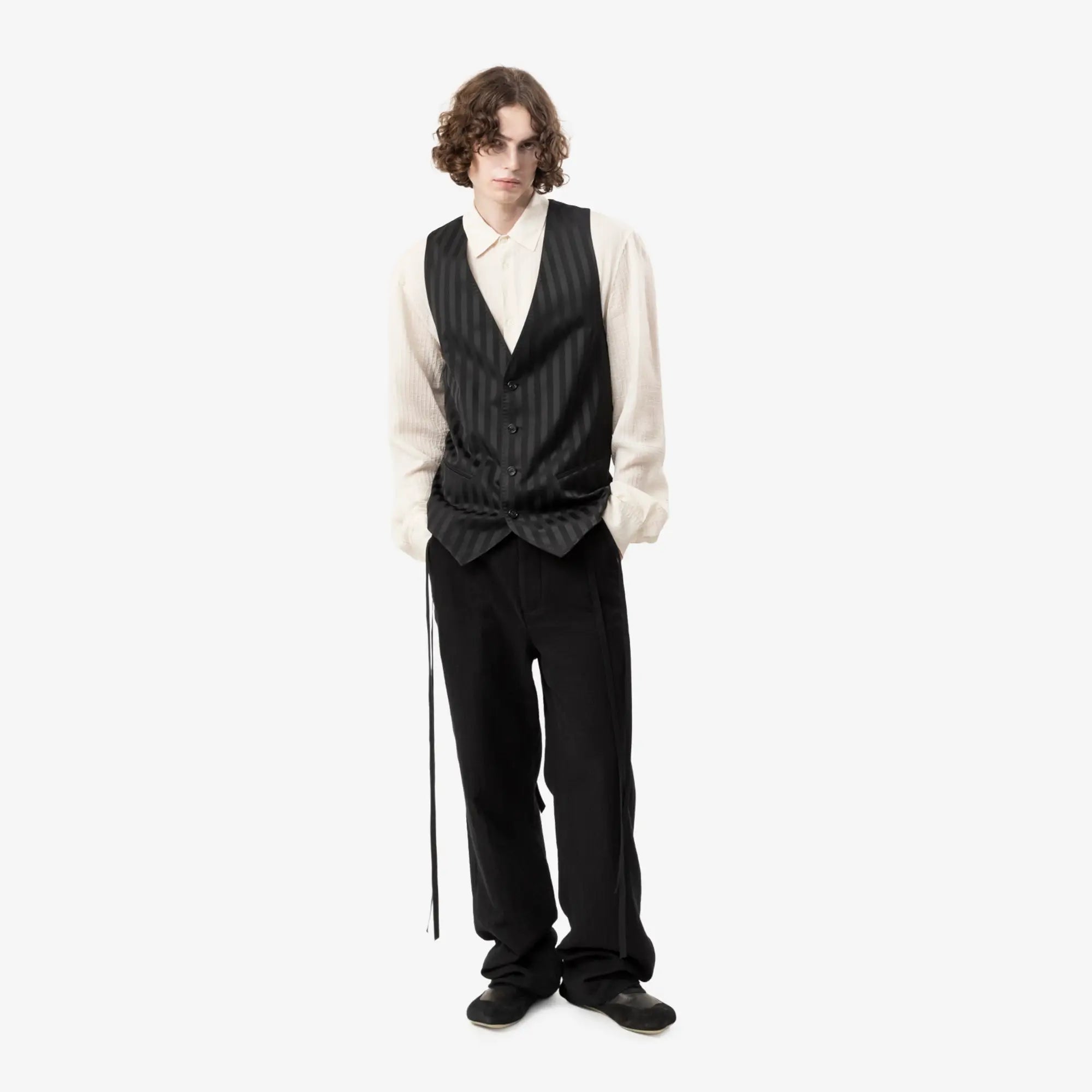 Ann Demeulemeester Juikko Classic Waistcoat Black - 2
