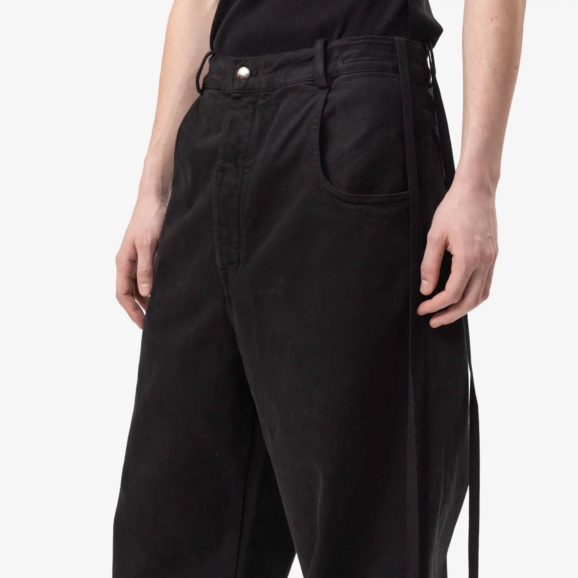 Ann Demeulemeester Michael High Comfort Jeans Black - 5