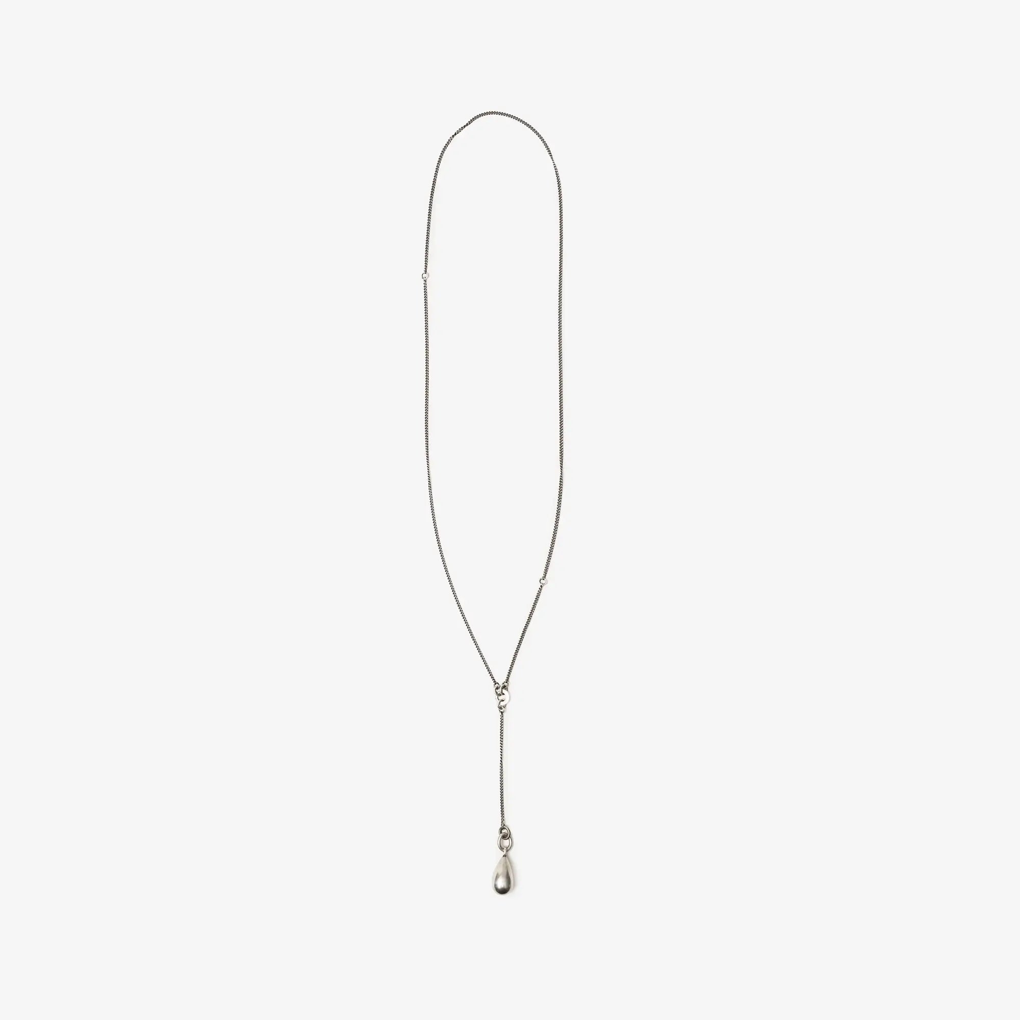 Ann Demeulemeester Tinne Pearl Necklace Antique Silver - 1