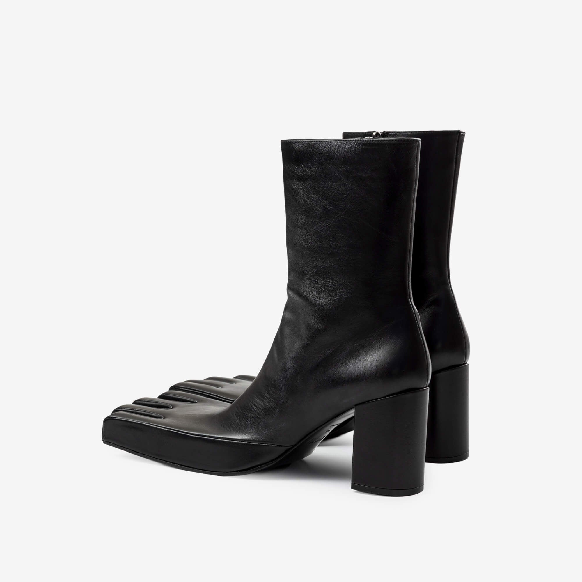 Avavav Finger Ankle Boots Black-2