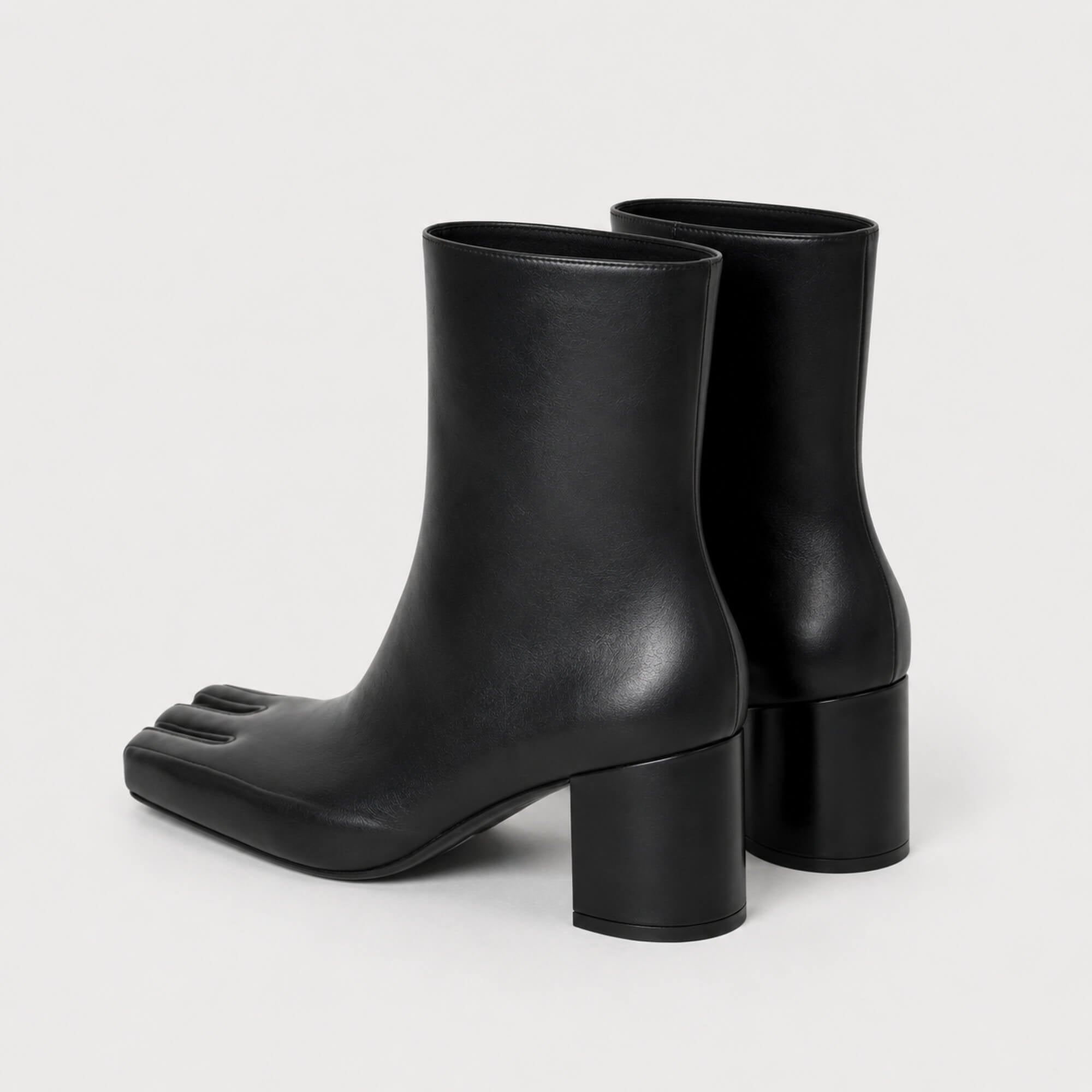 Avavav Finger Ankle Boots Black-4