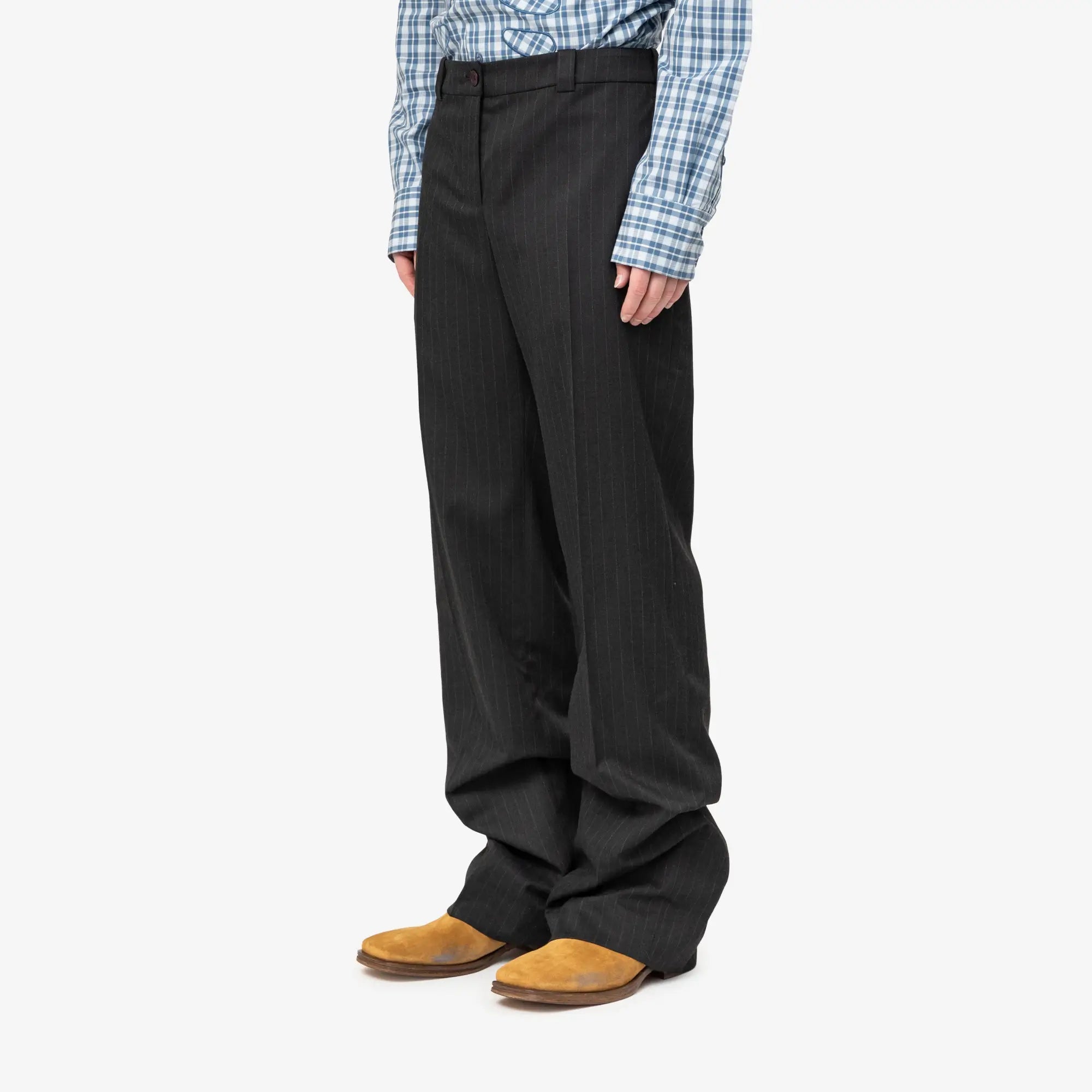 Avavav Petra Sharpei Pinstripe Suit Pants Dark Grey - 3