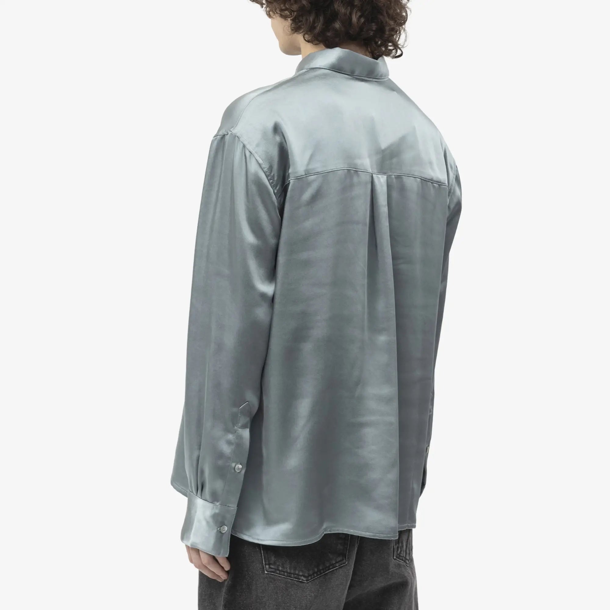 Avavav Sam Satin Shirt Blue - 4