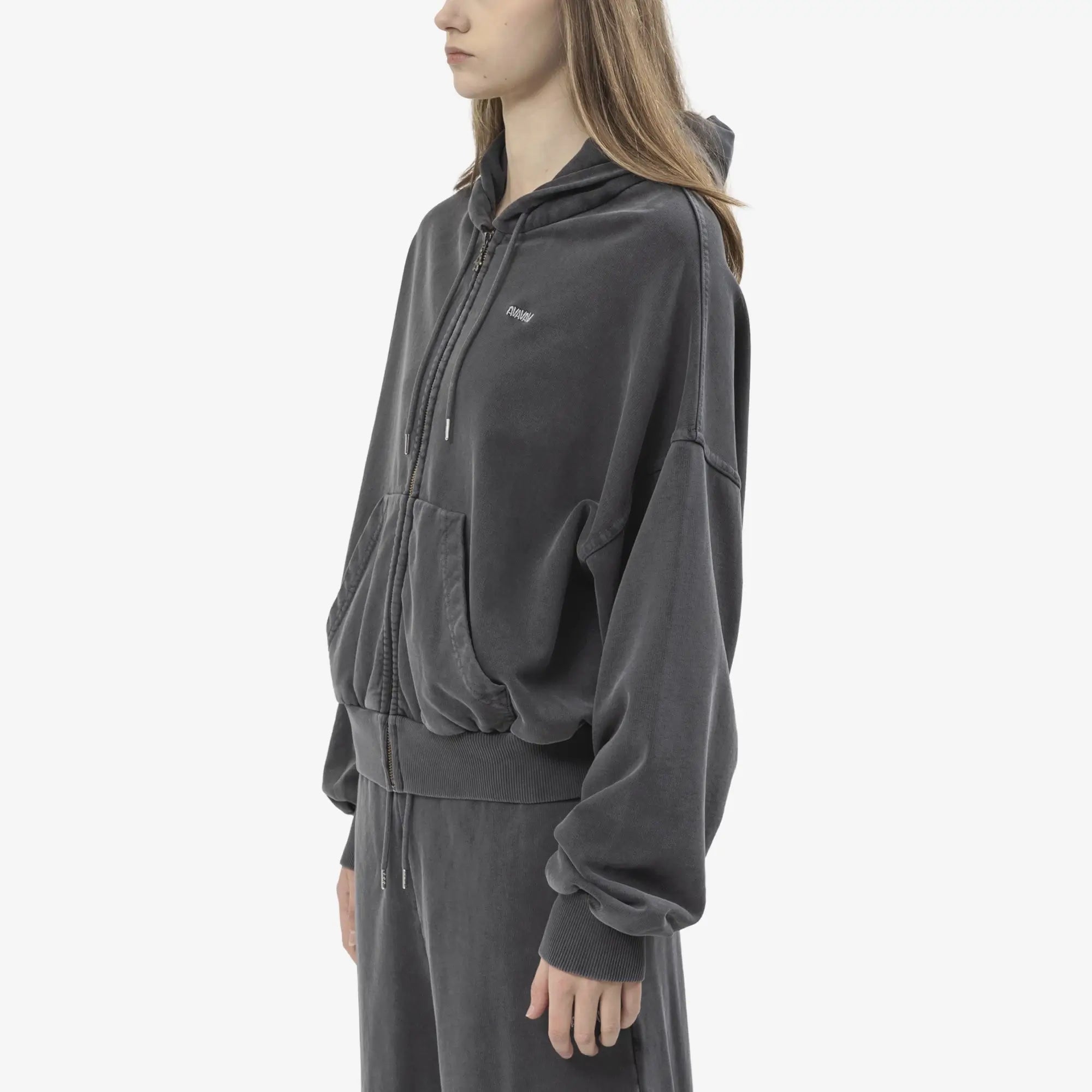 Avavav Shoulderless Hoody Black - 7