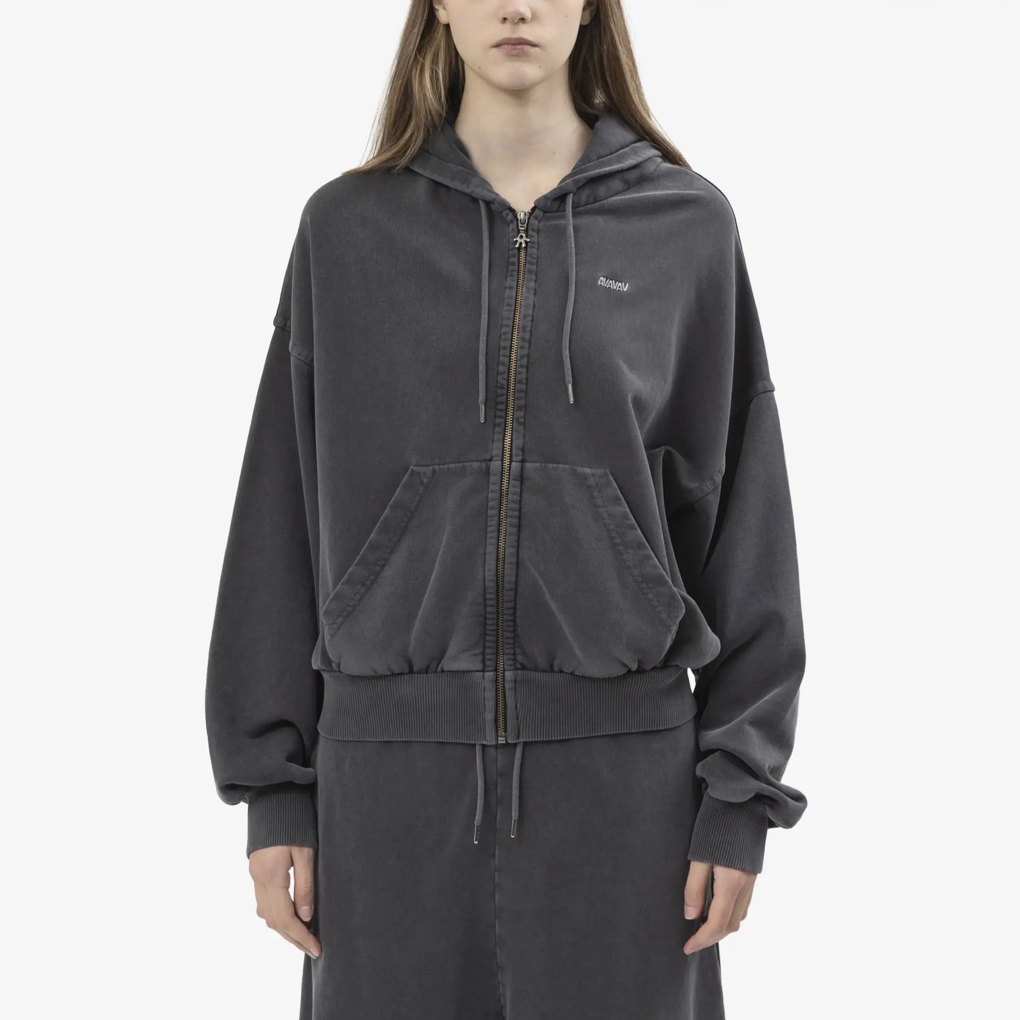 Avavav Shoulderless Hoody Black - 6