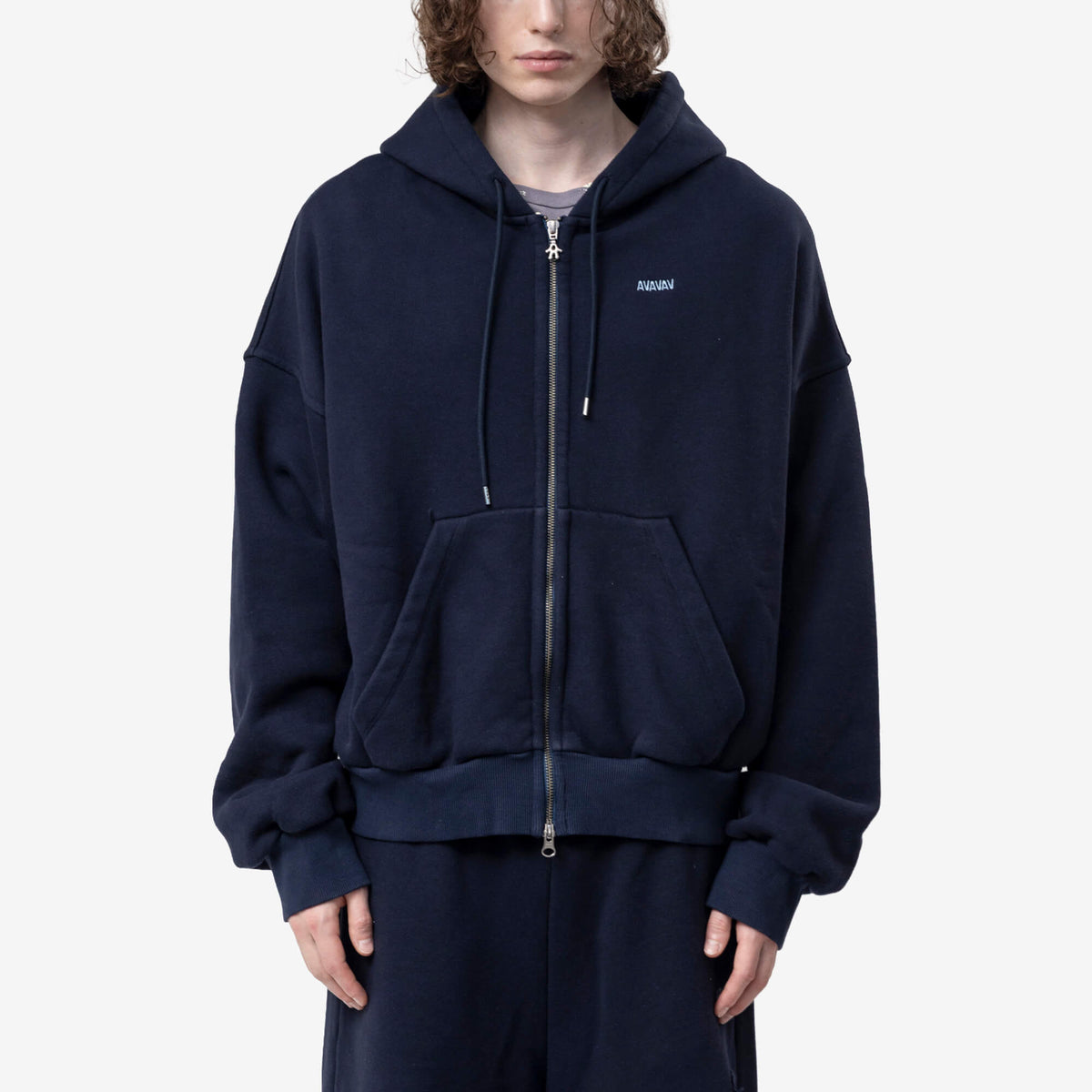 Avavav Tim AV-Logo Zip Hoody Blue-1