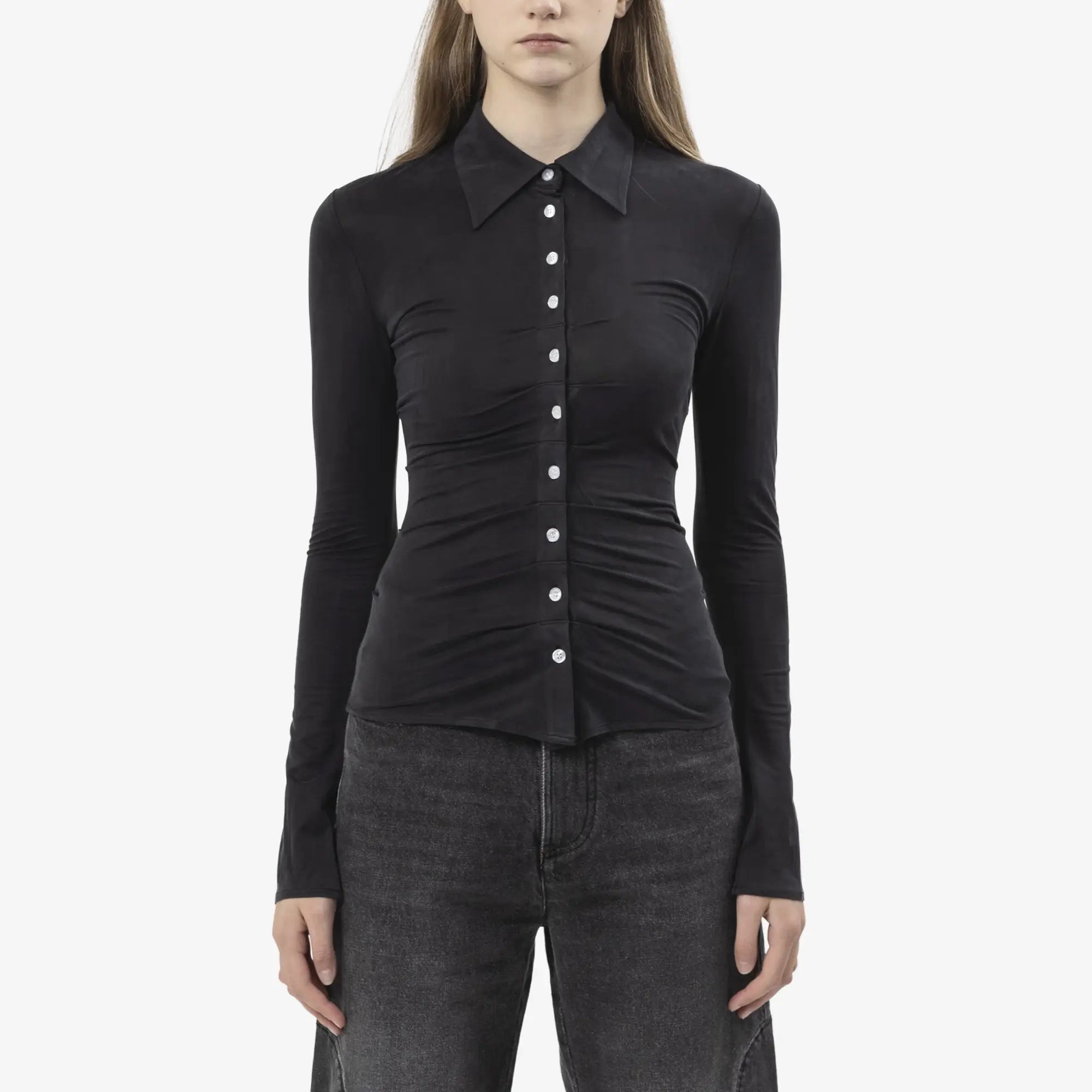 Avavav Womens Simone Shirt Black - 1