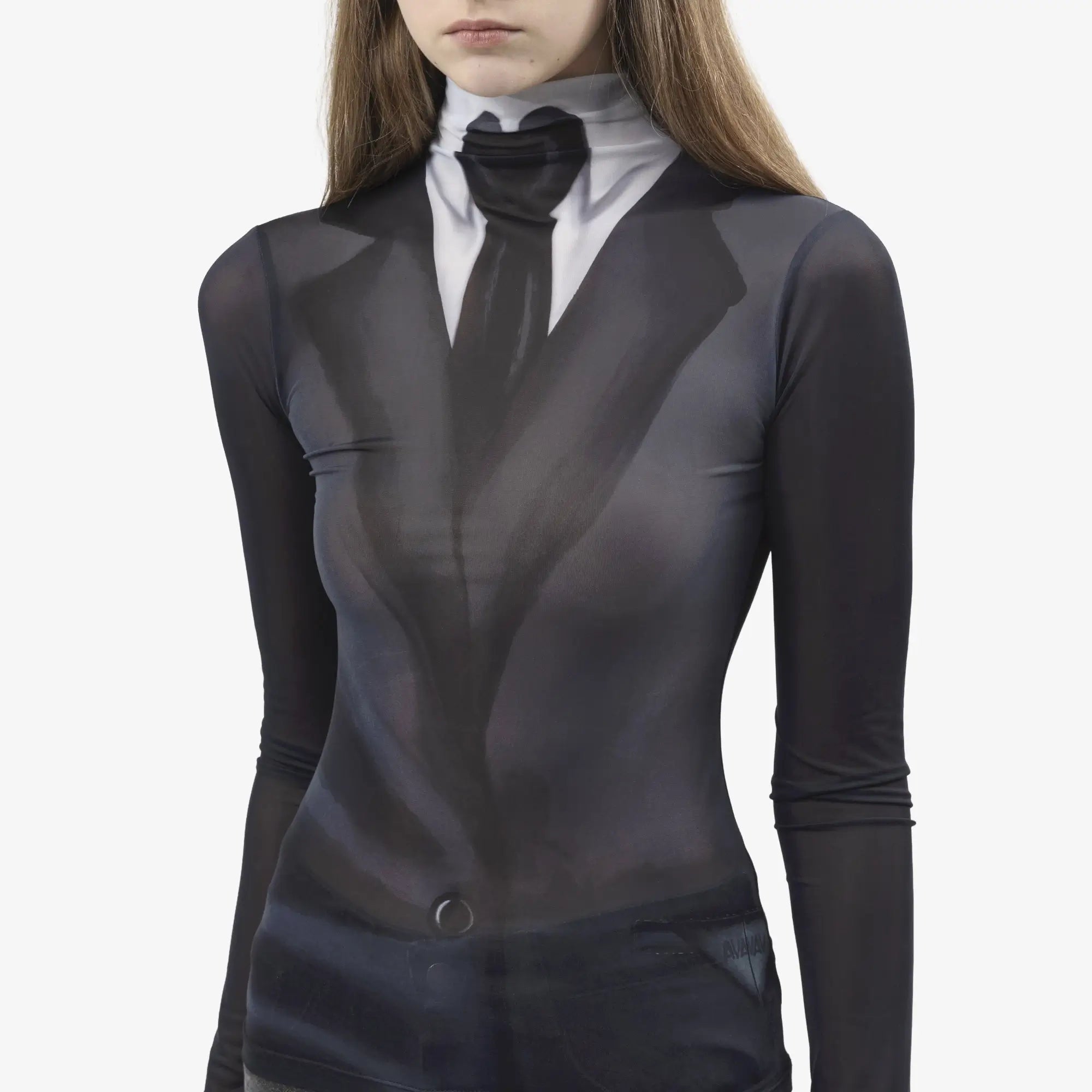 Avavav Womens Tindra Printed Suit Turtleneck Black - 5