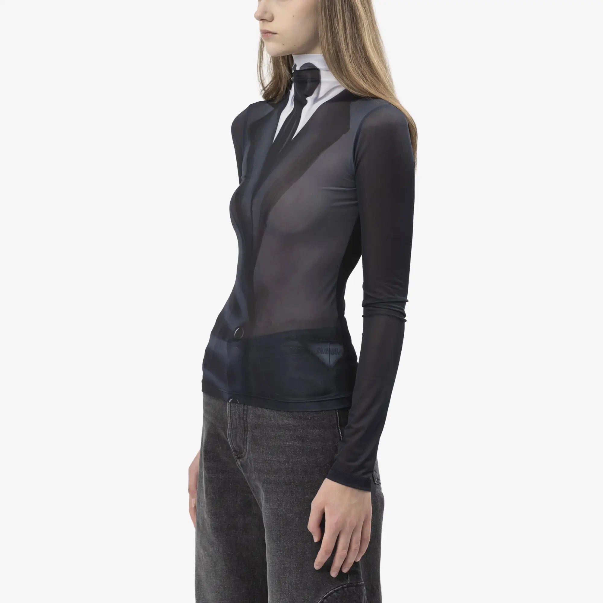 Avavav Womens Tindra Printed Suit Turtleneck Black - 3