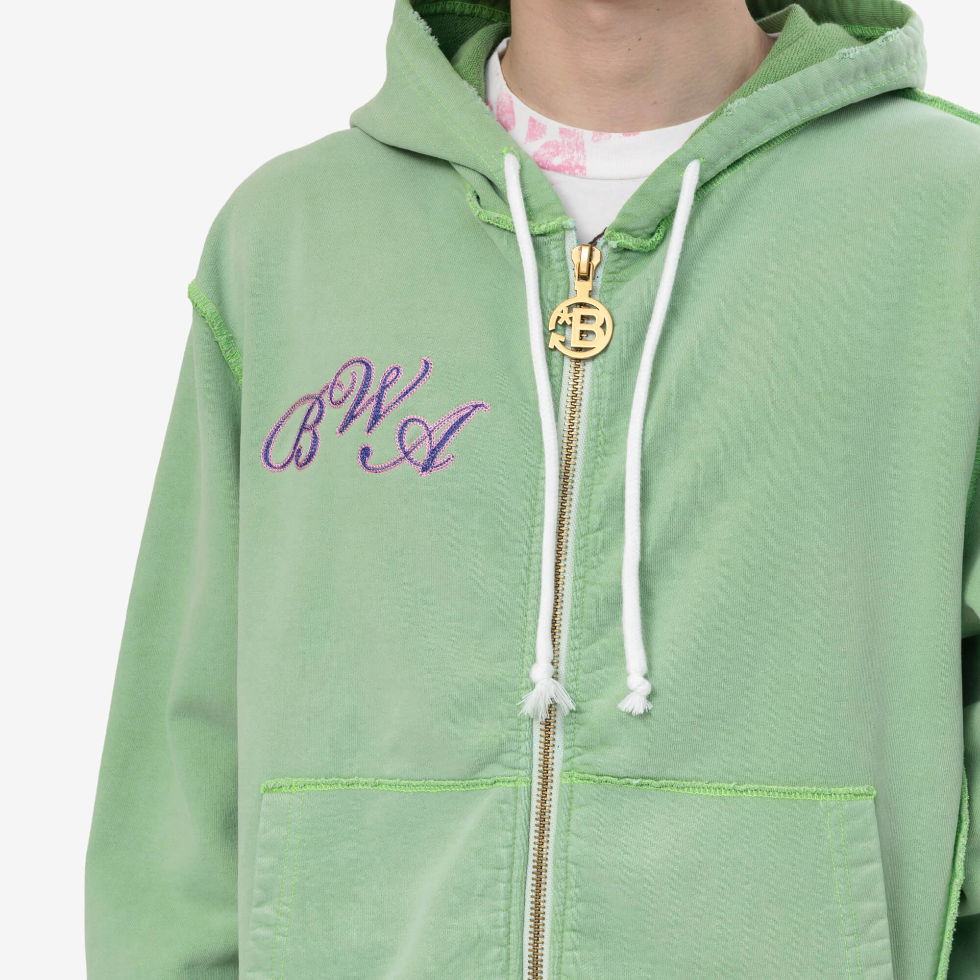 Better With Age Magic Zip Hoody Sage - 10