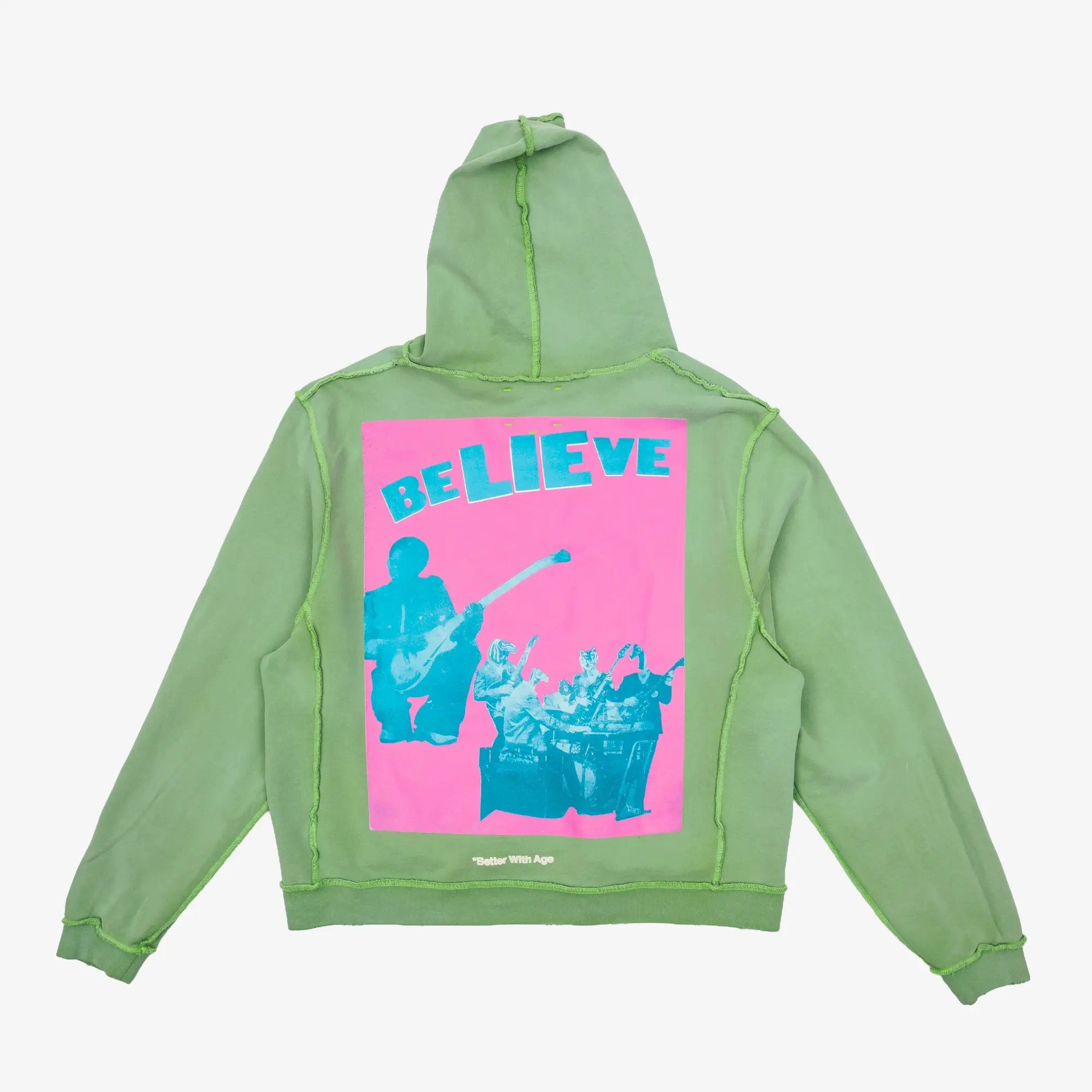Better With Age Magic Zip Hoody Sage - 8