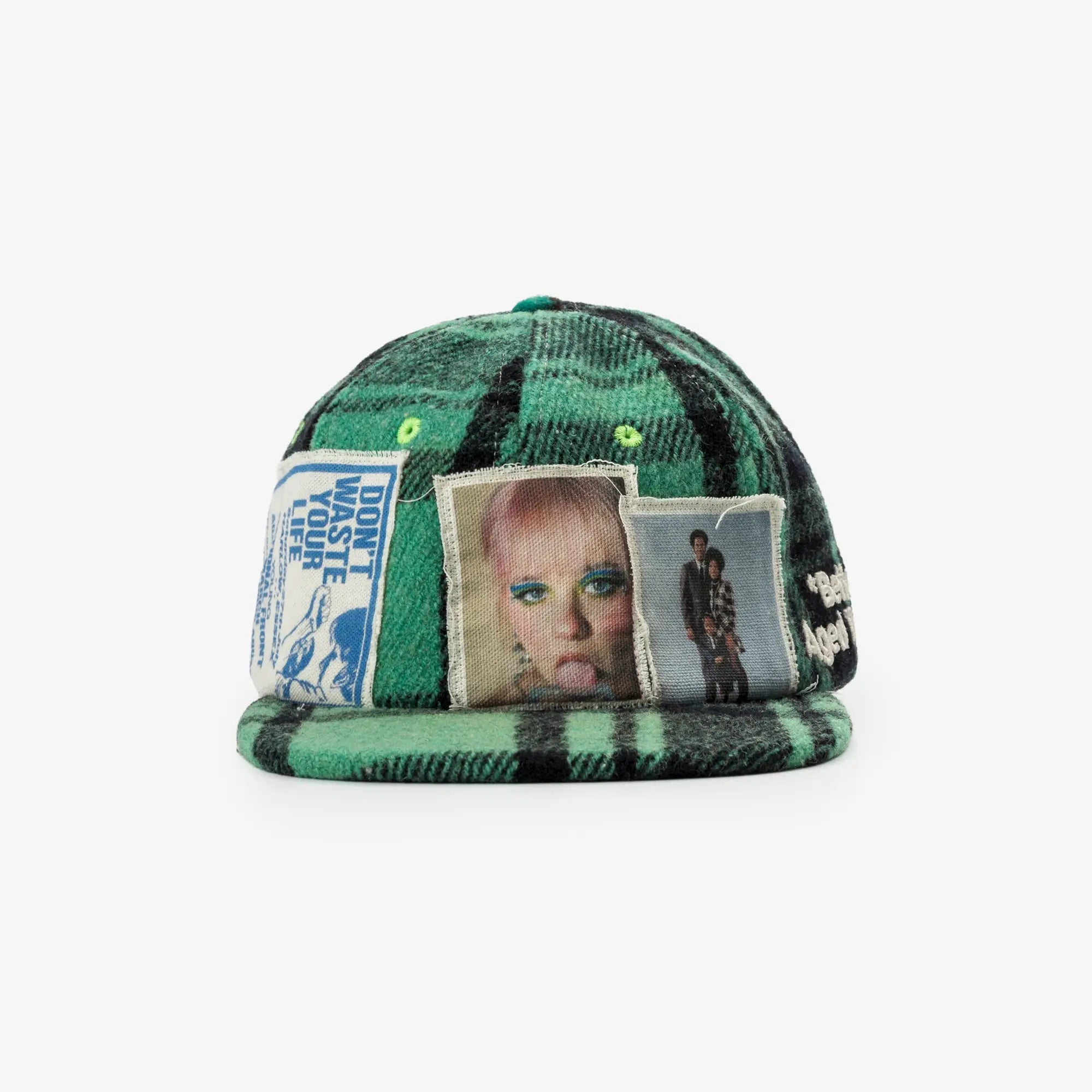 Better With Age Muir Recontructed Flannel Hat Green - 7