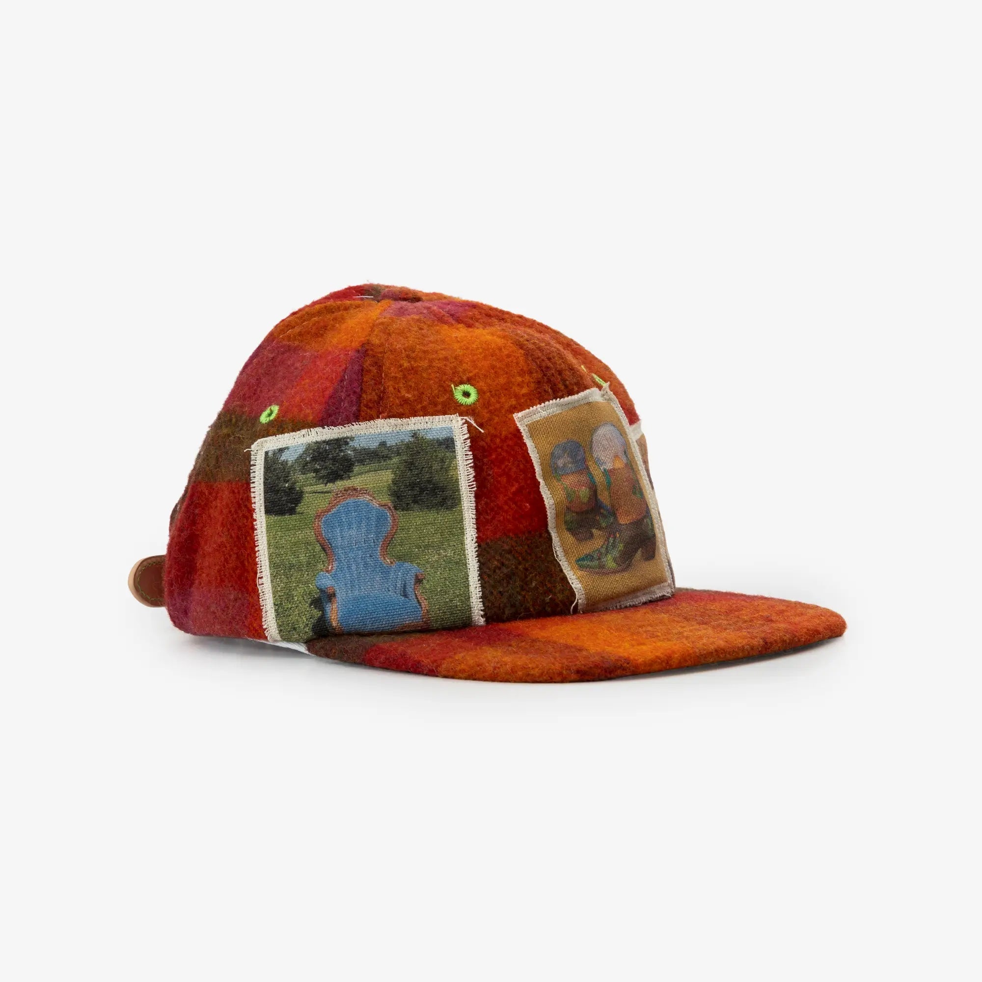 Better With Age Muir Recontructed Flannel Hat Orange - 5