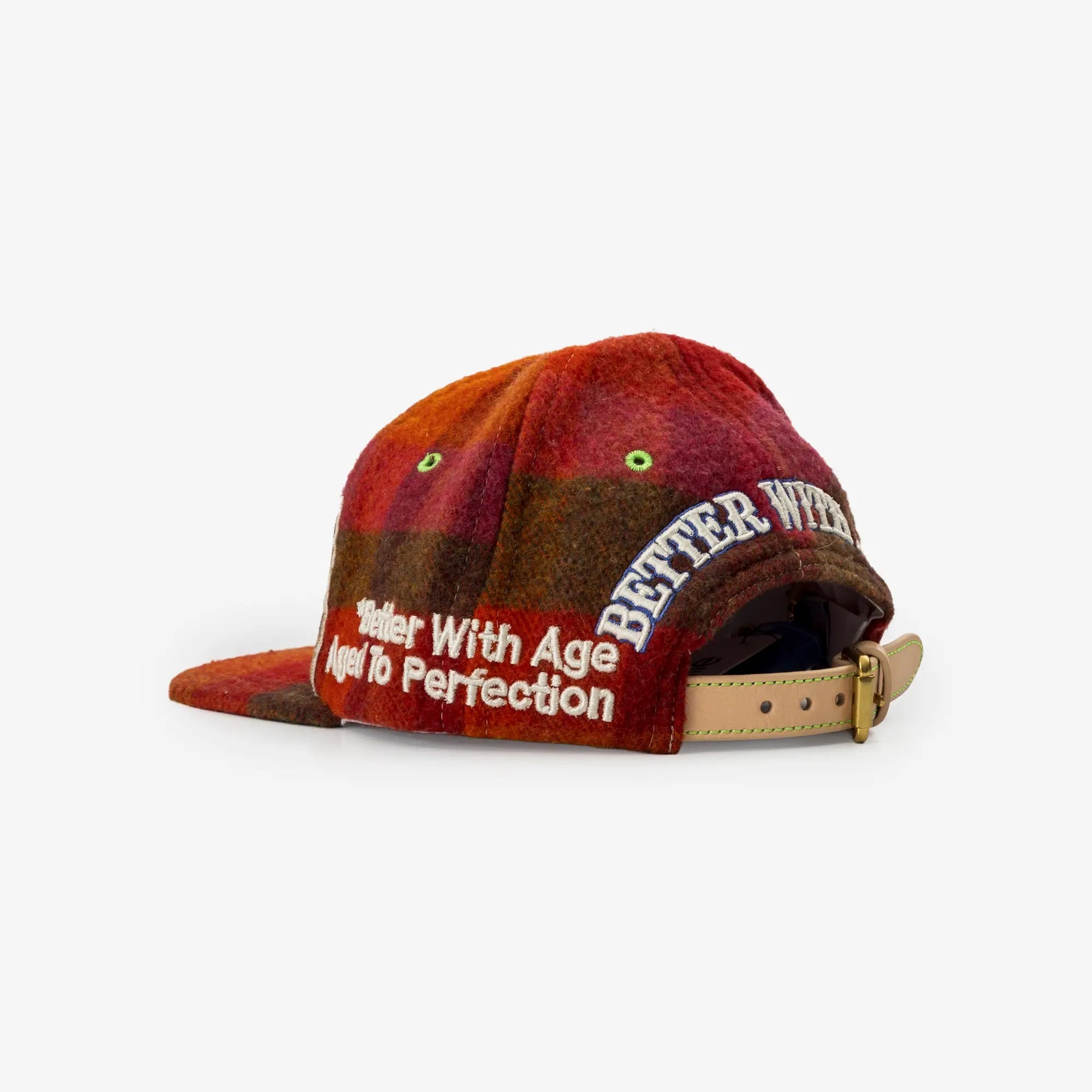 Better With Age Muir Recontructed Flannel Hat Orange - 6